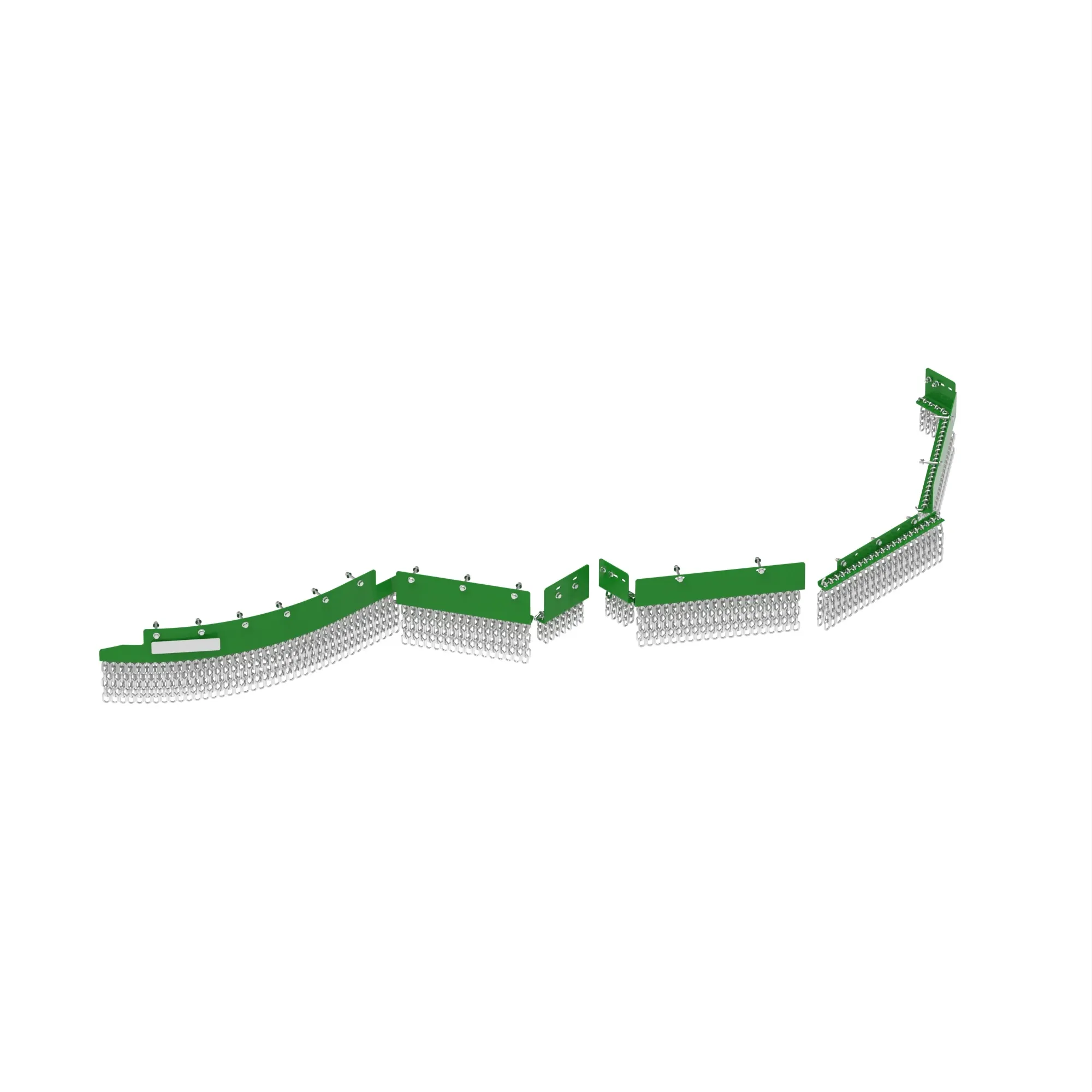 John Deere Double Row Front Shield Attachment, 10 ft - BE32789