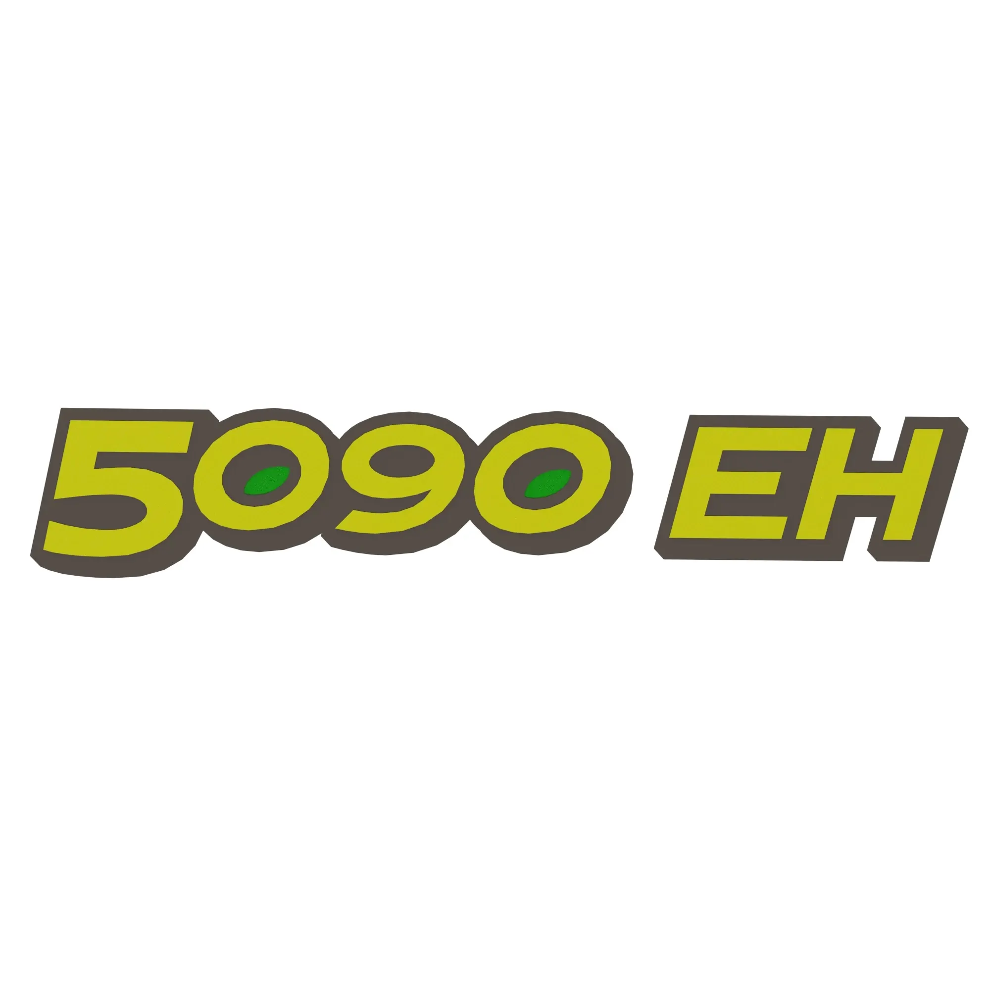 John Deere 5090EH Model Label, Left Side - SU29972