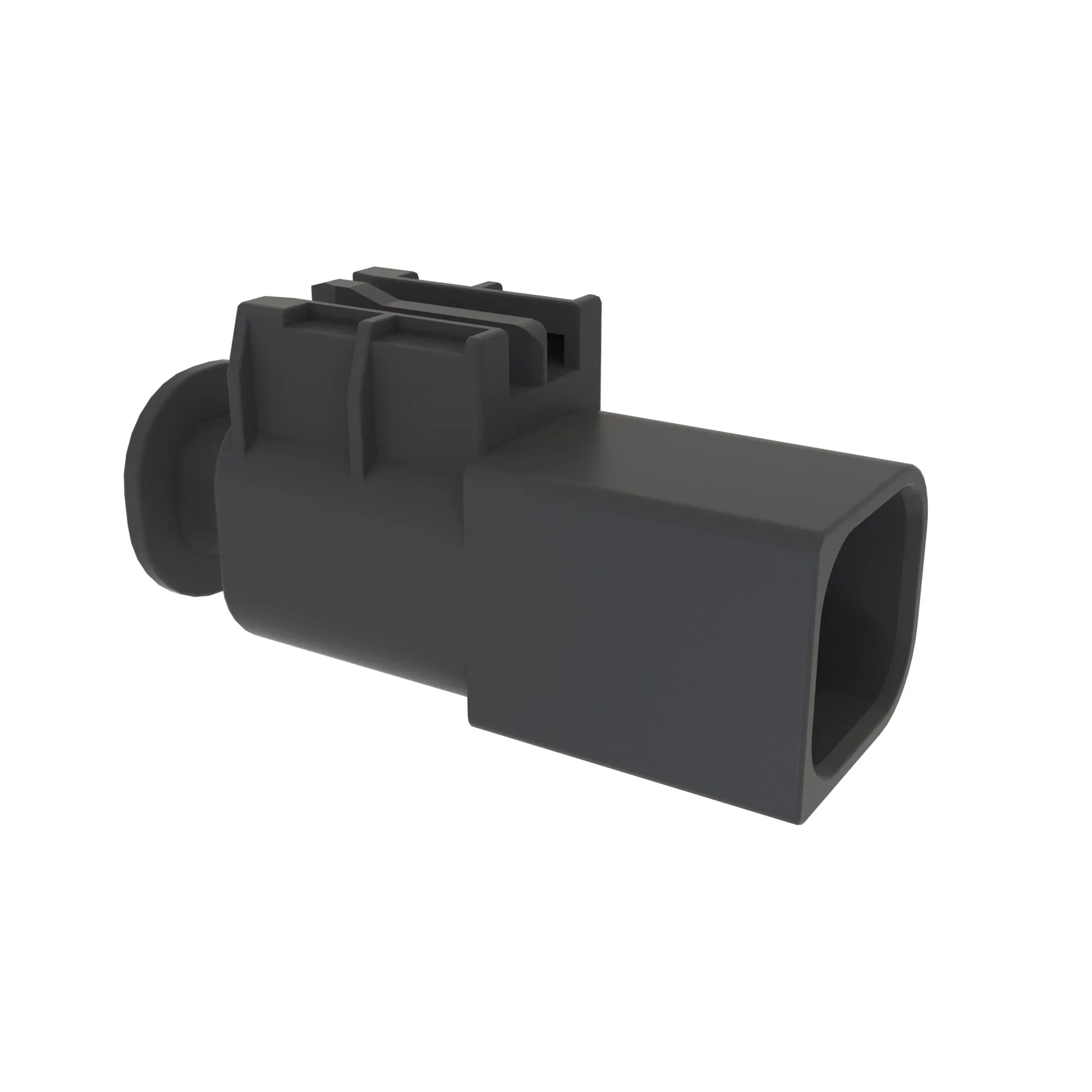 Conn Tyco Mcon 4W Ms Blk Plstc