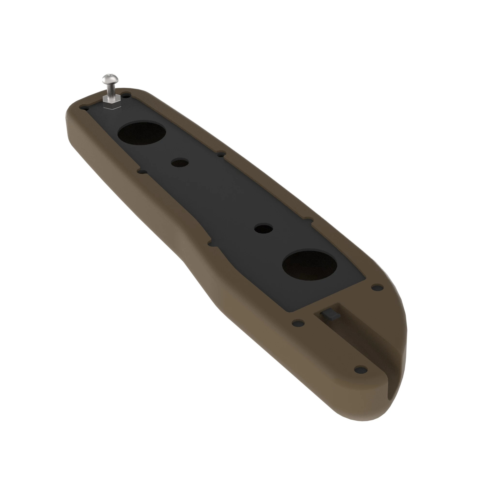 John Deere Left Side Black Armrest Pad - AT350320