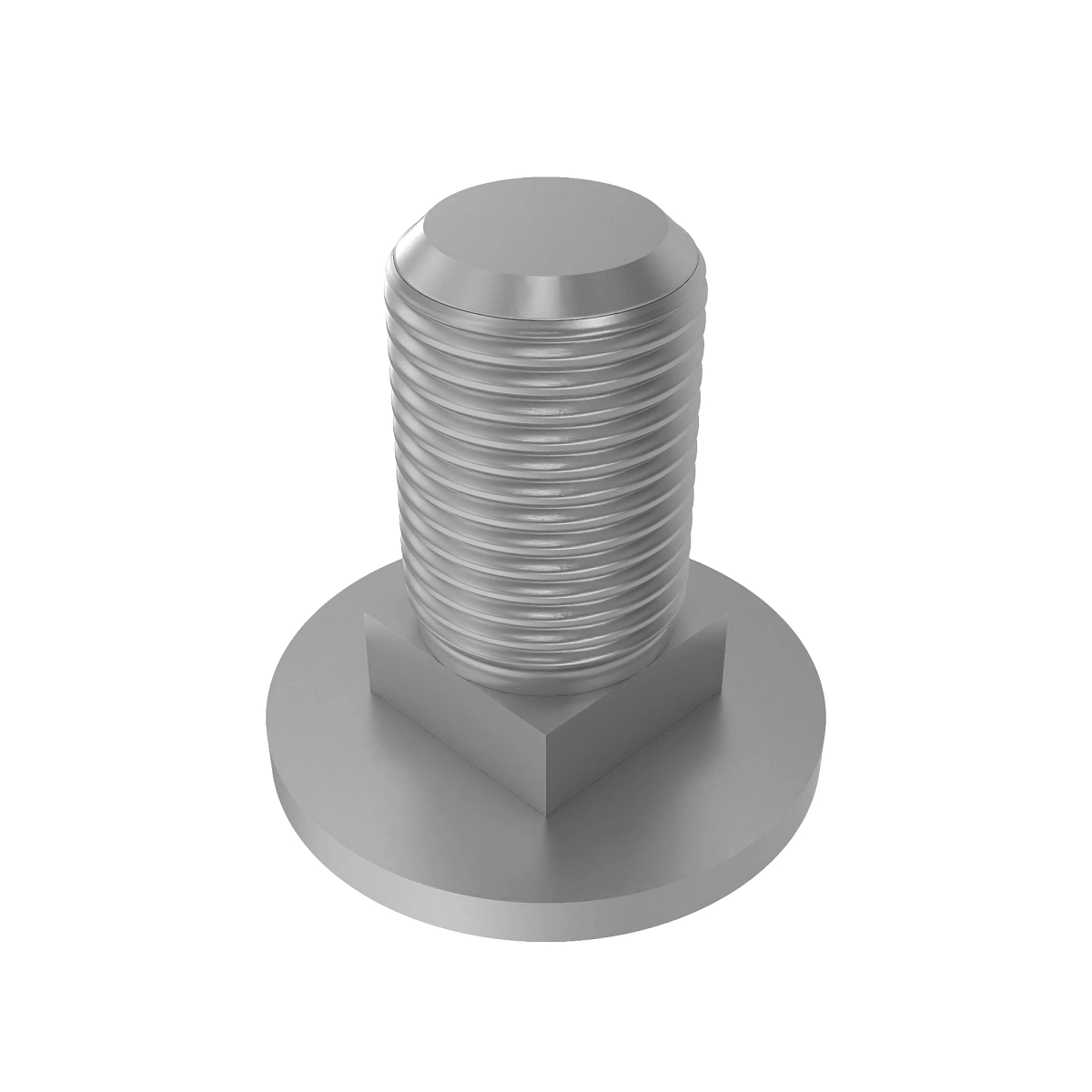 Bolt, Rd HD Sq Short Neck, Metric