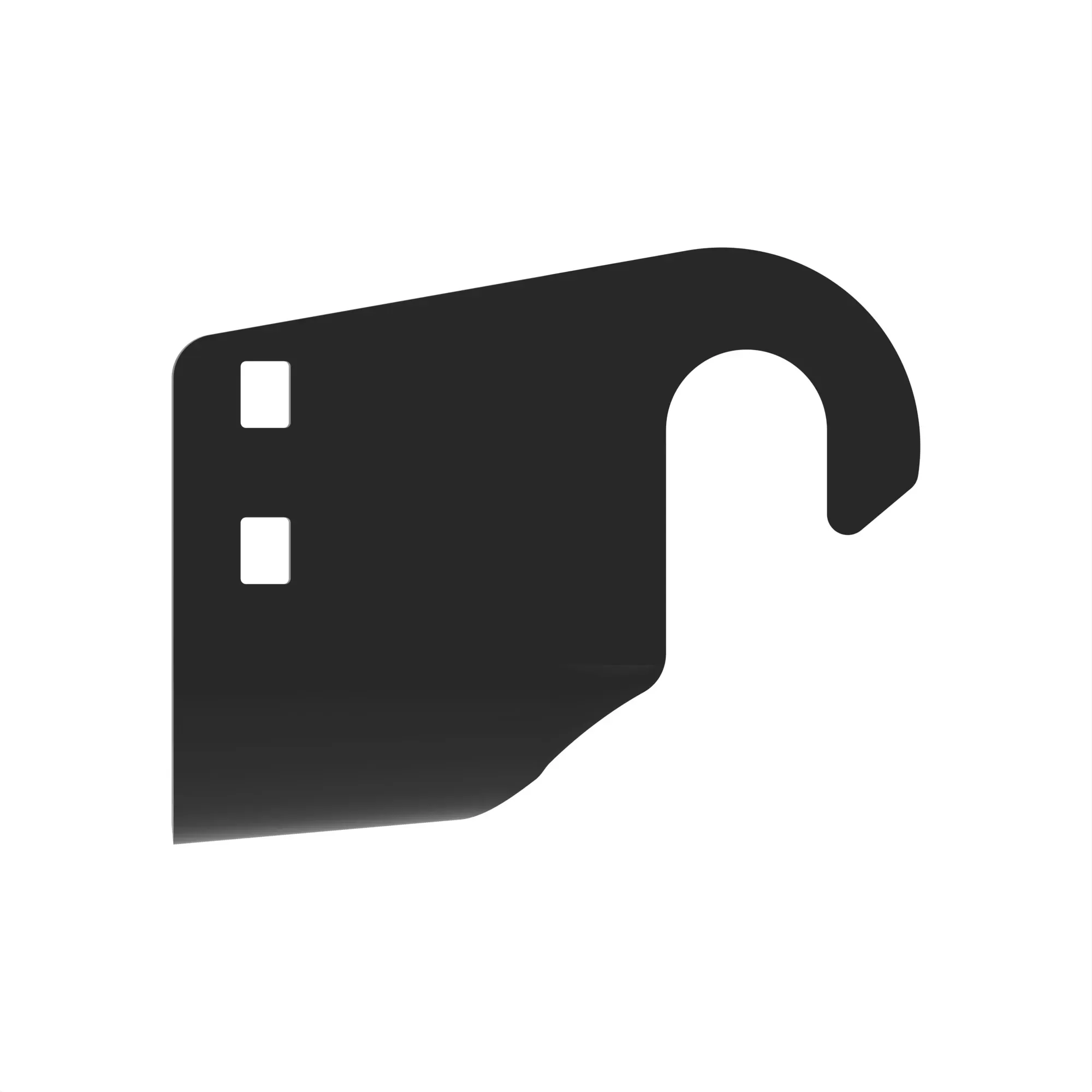 BRACKET, HOPPER MOUNTING - LEFT