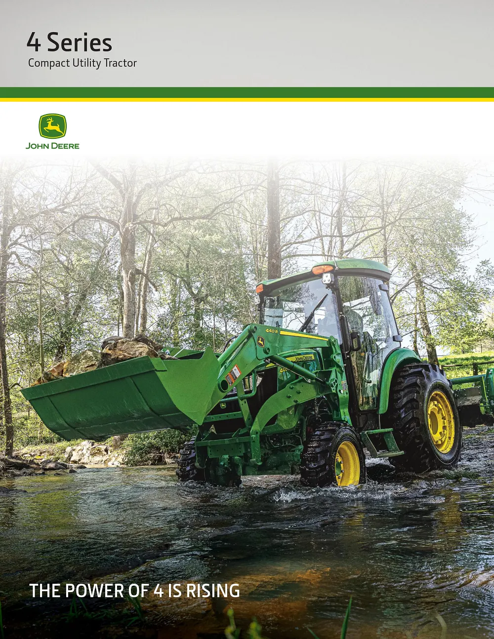 4 Series Compact Utility Tractor Brochure cover
