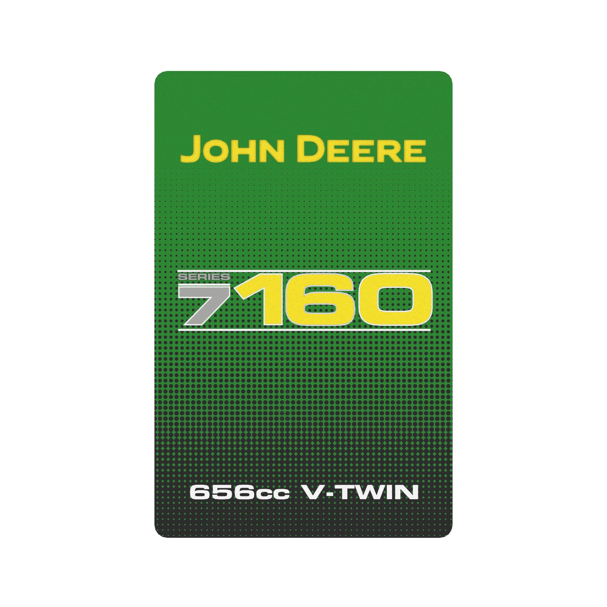 LABEL, 7160 DEERE GAS ENGINE