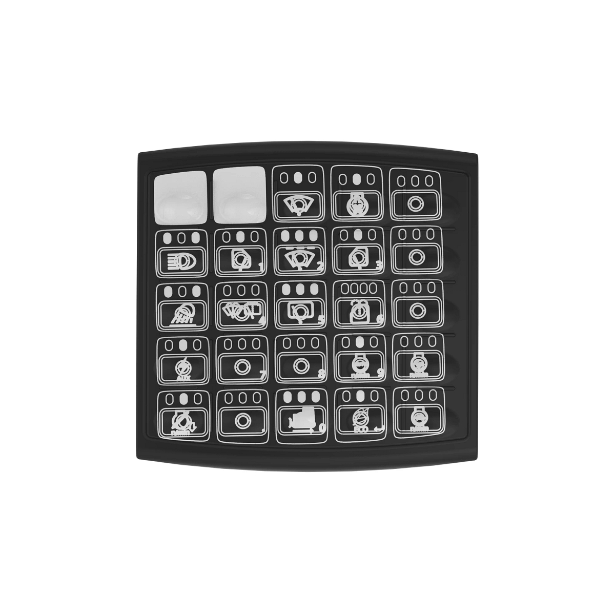 PUSH SWITCH, SEALED SWITCH PANEL CR