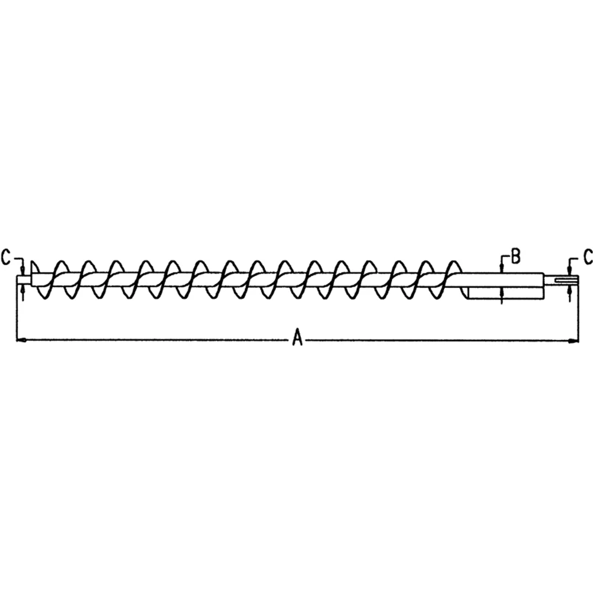 Auger, Tank Rear Cross