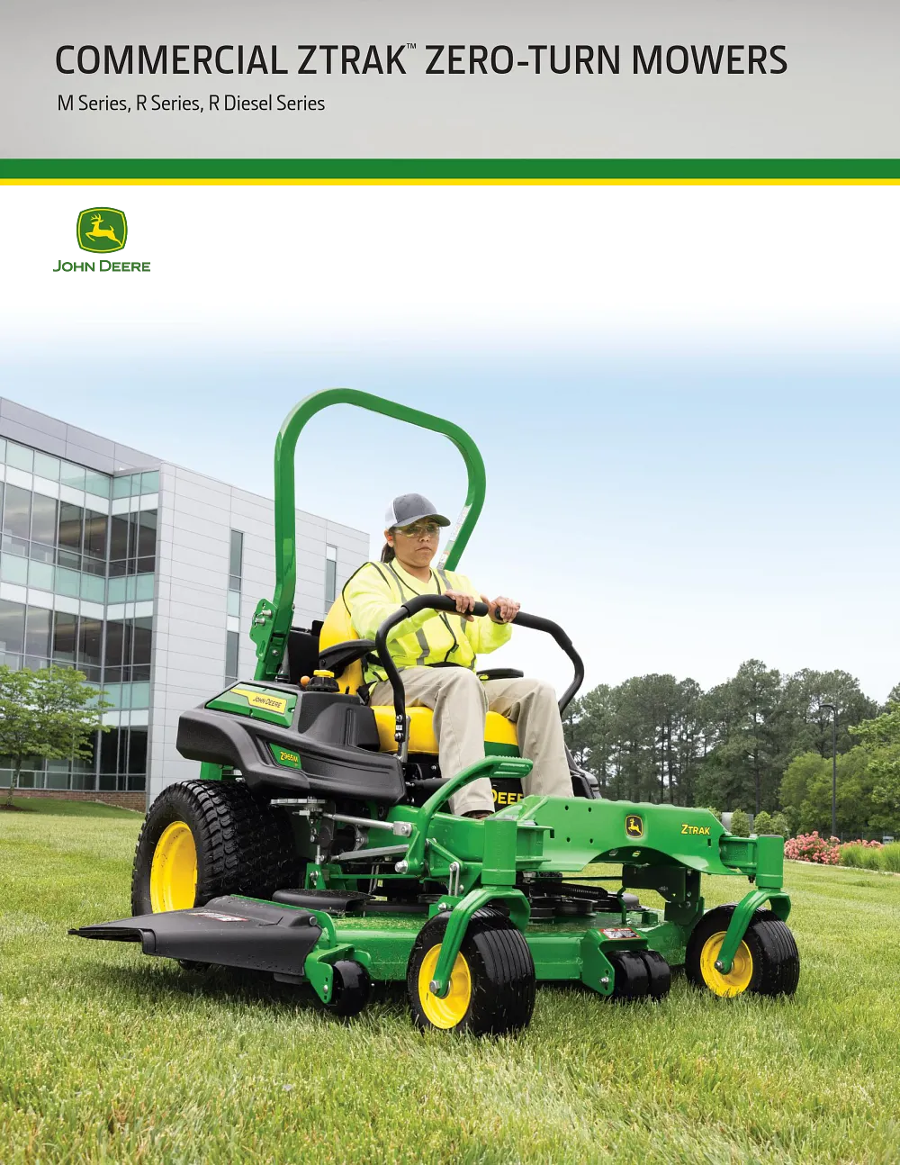 Commercial ZTrak Zero-Turn Mowers Brochure cover