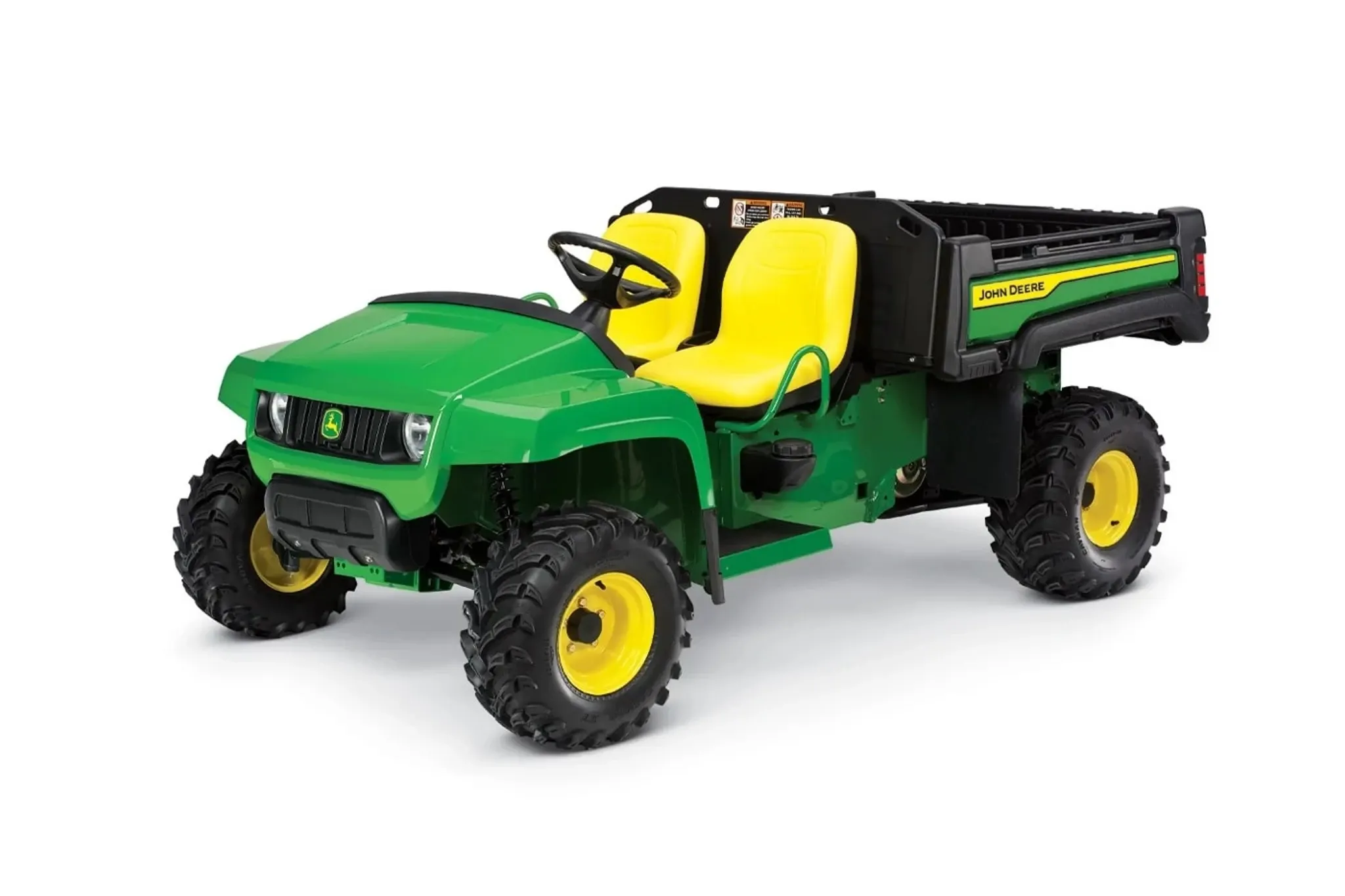 Studio image with a front left view of a TX 4X2 Gator Utility Vehicle