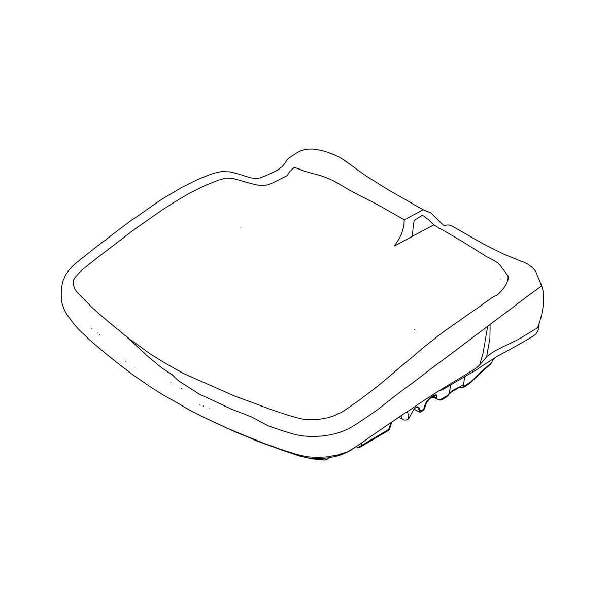 John Deere Bottom Seat Cushion - SJ292621