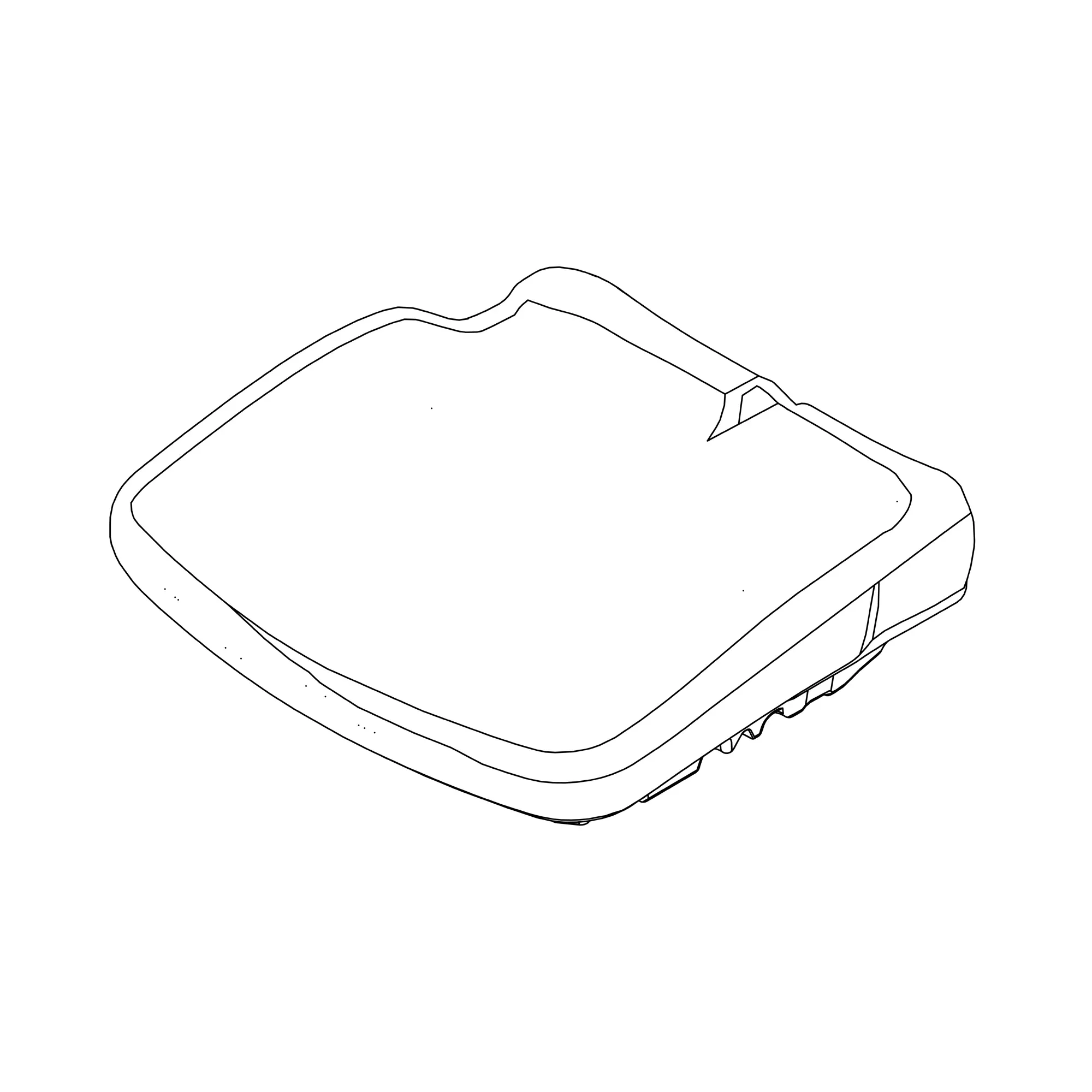 John Deere Bottom Seat Cushion - SJ292621