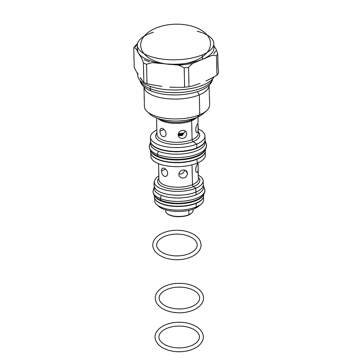 Compensator Spool (30 Deg Buck)