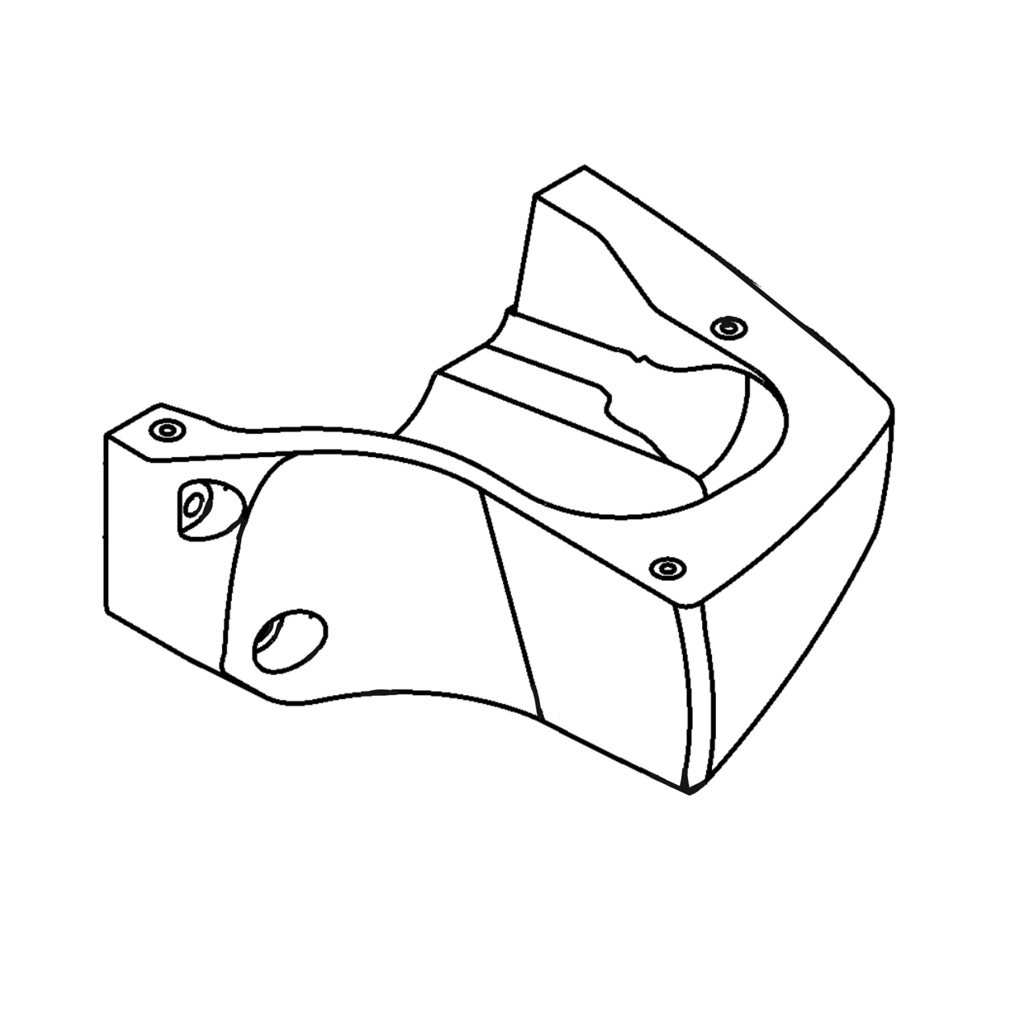 John Deere Counterweight, Left Side - AT312215