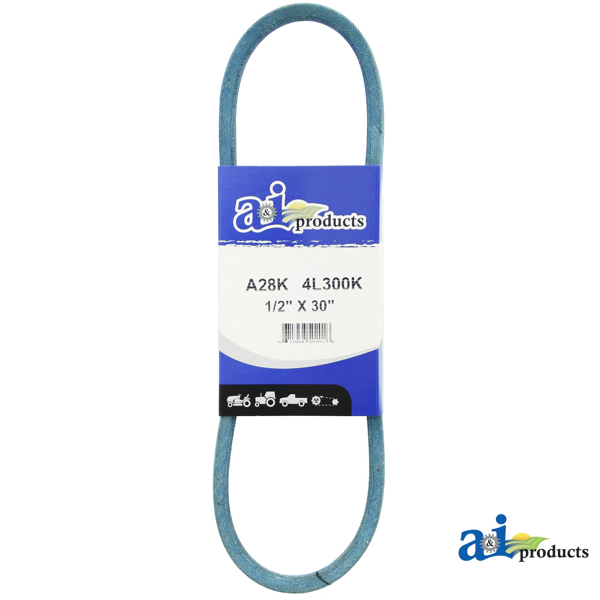 A&I Products A-Section Kevlar V-Belt, Effective Length 762 mm (30 inch) - A-A28K