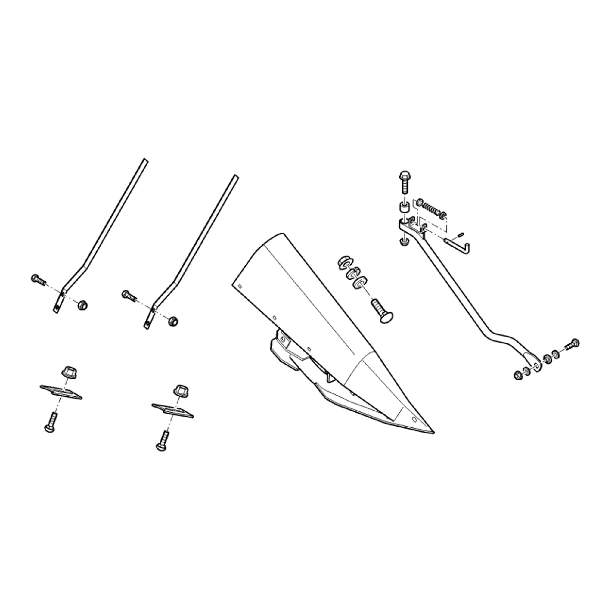 John Deere Right Short Crop Divider - BZ13620