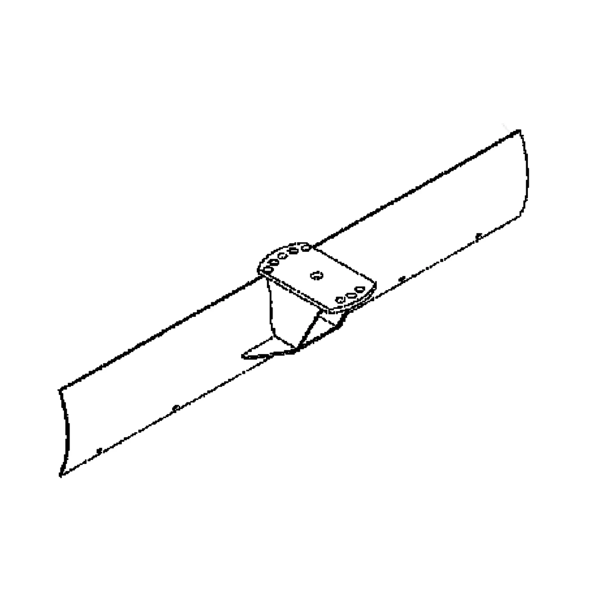 John Deere Semi Finished Weldment Rear Blade - 5WS343420