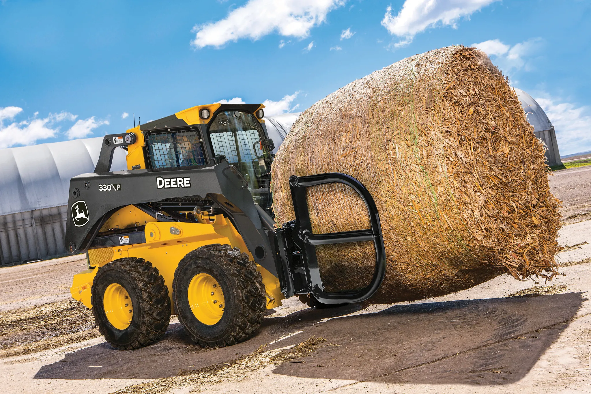 Studio image of a 330 P-Tier Skid Steer