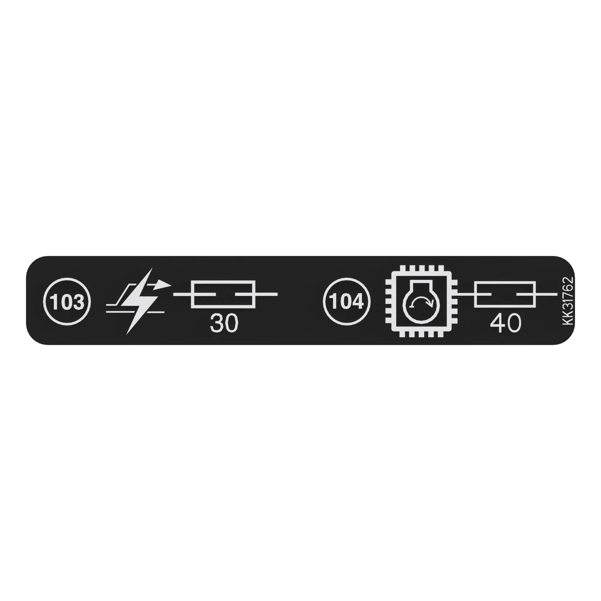 John Deere Fuse Label - KK31762