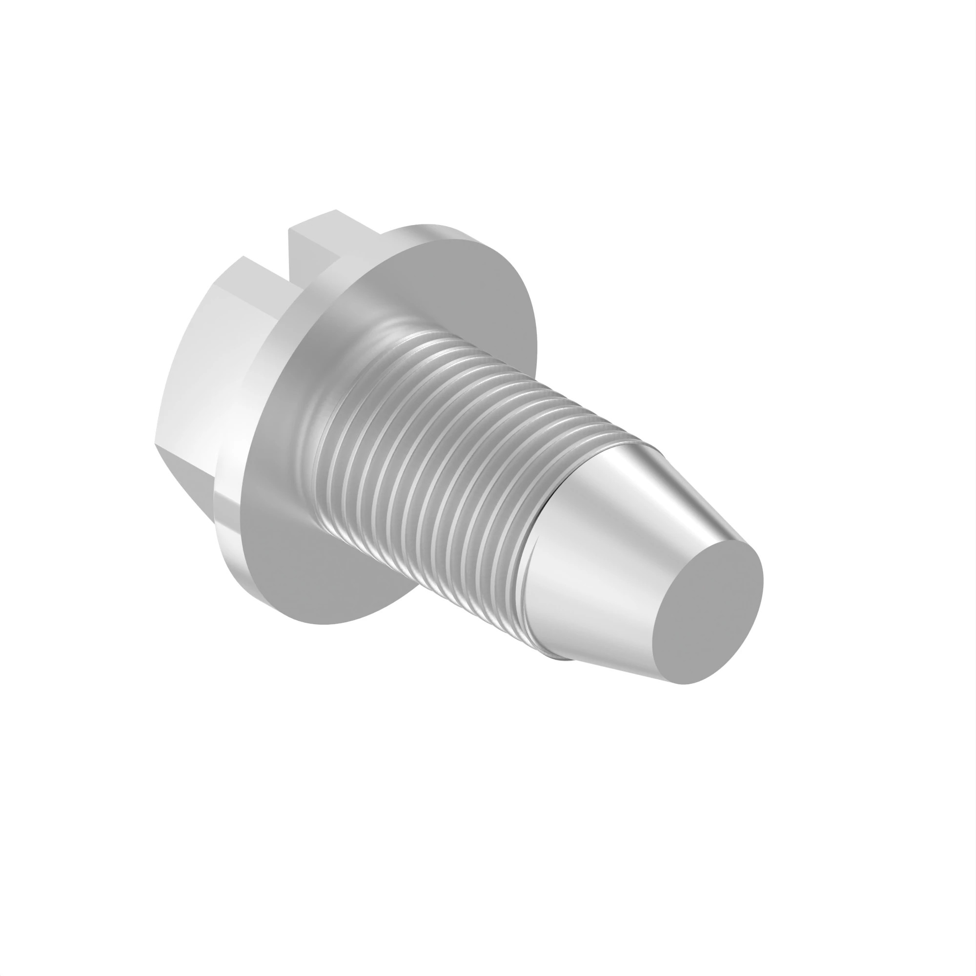 John Deere Hexagonal Flange Head Self-Tapping Screw, 0.164" X 3/8" - 37H43