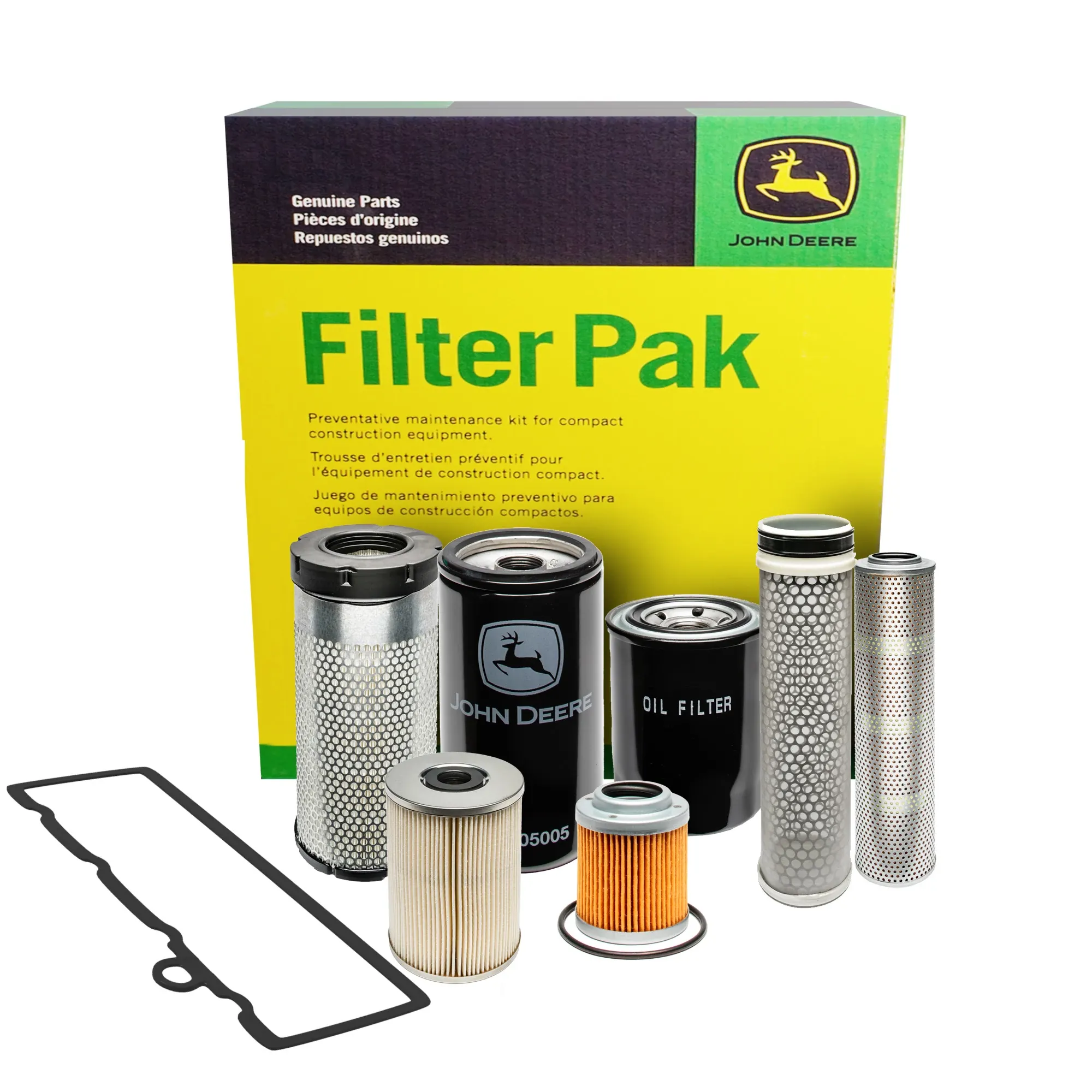 John Deere 1000 Hour Filter Pak for Compact Construction - AT534510