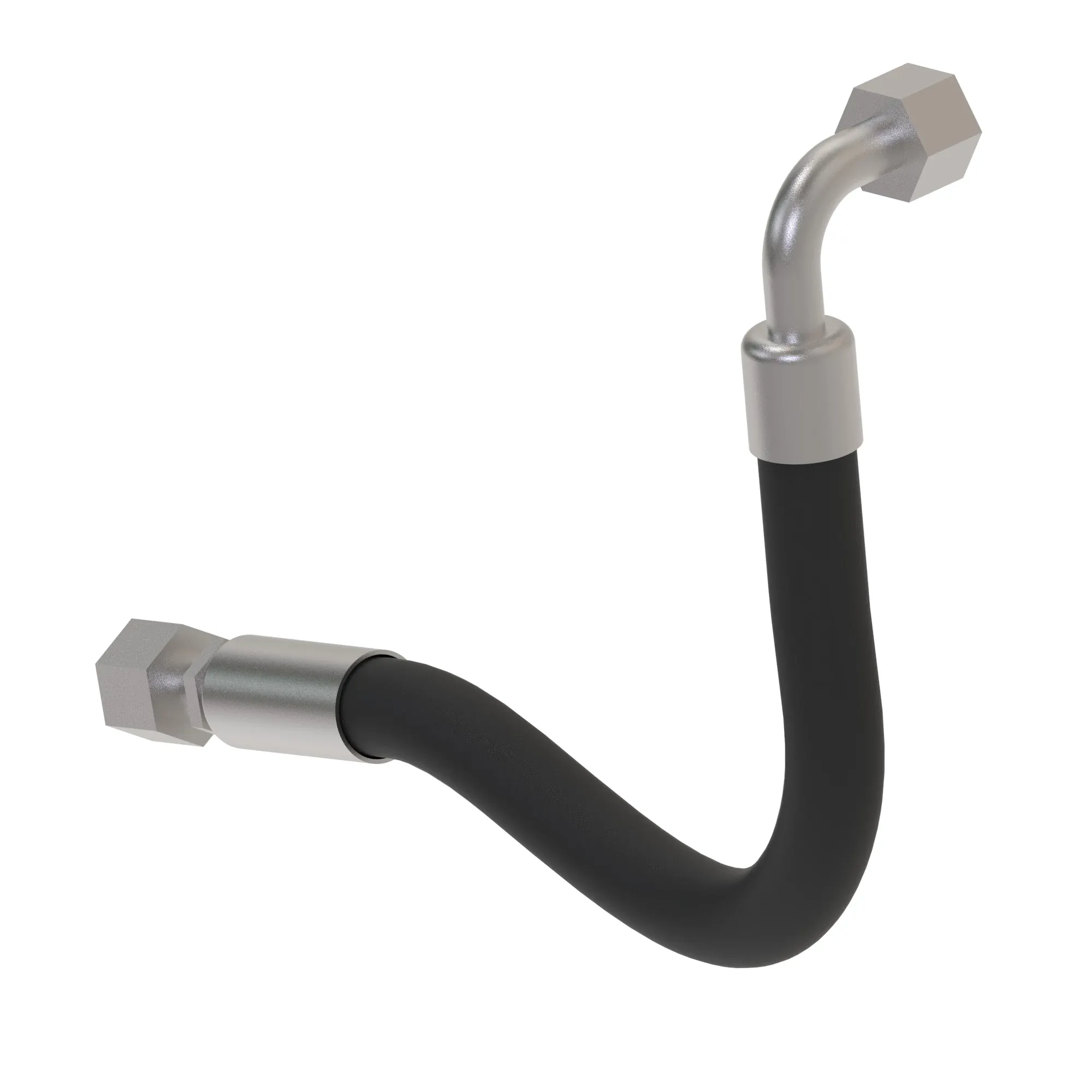 John Deere Hydraulic Reservoir to Hydraulic Pump Hose - AT416043