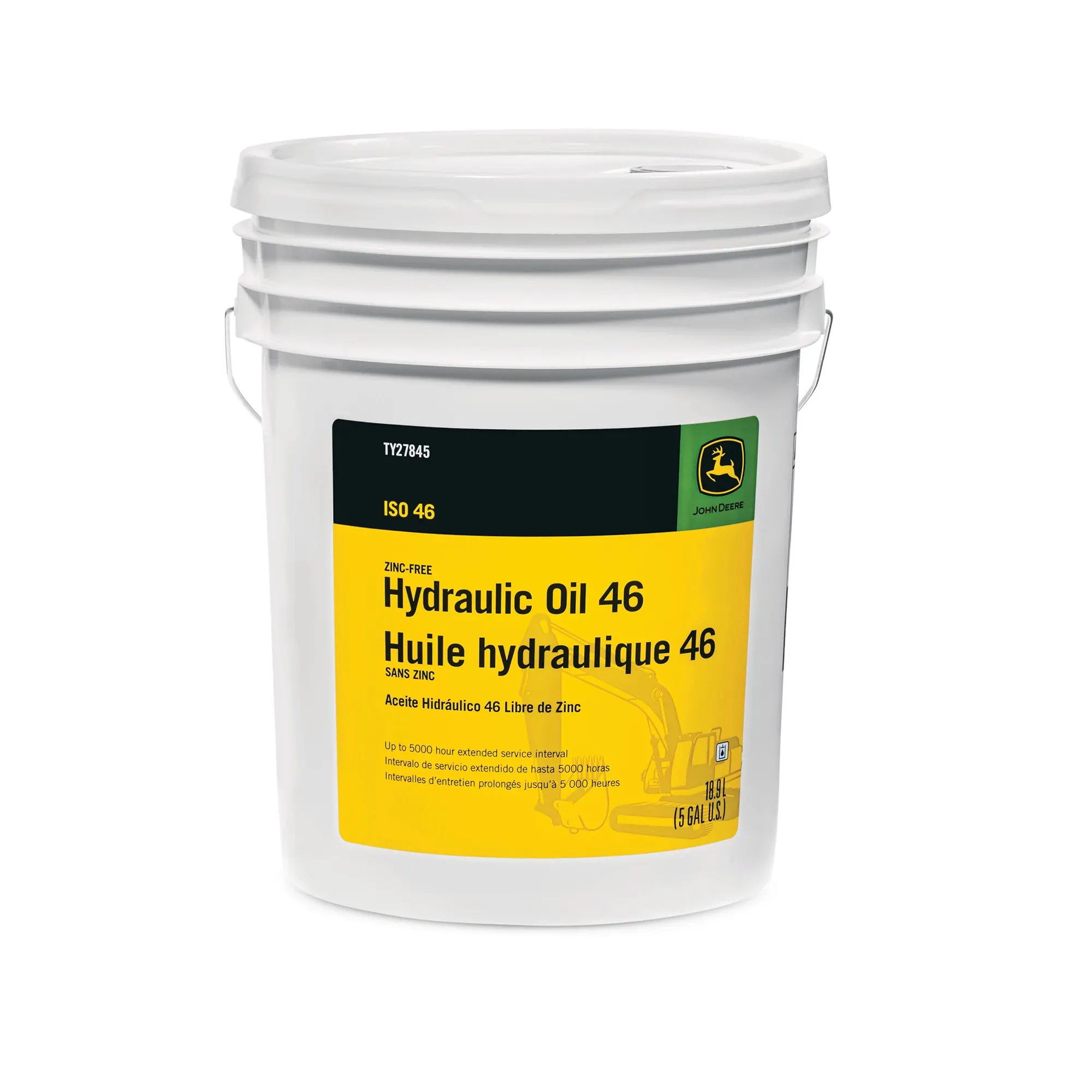 TY27845: Zinc-Free Hydraulic Oil, ISO 46, 18.9 Liter (5 Gallon