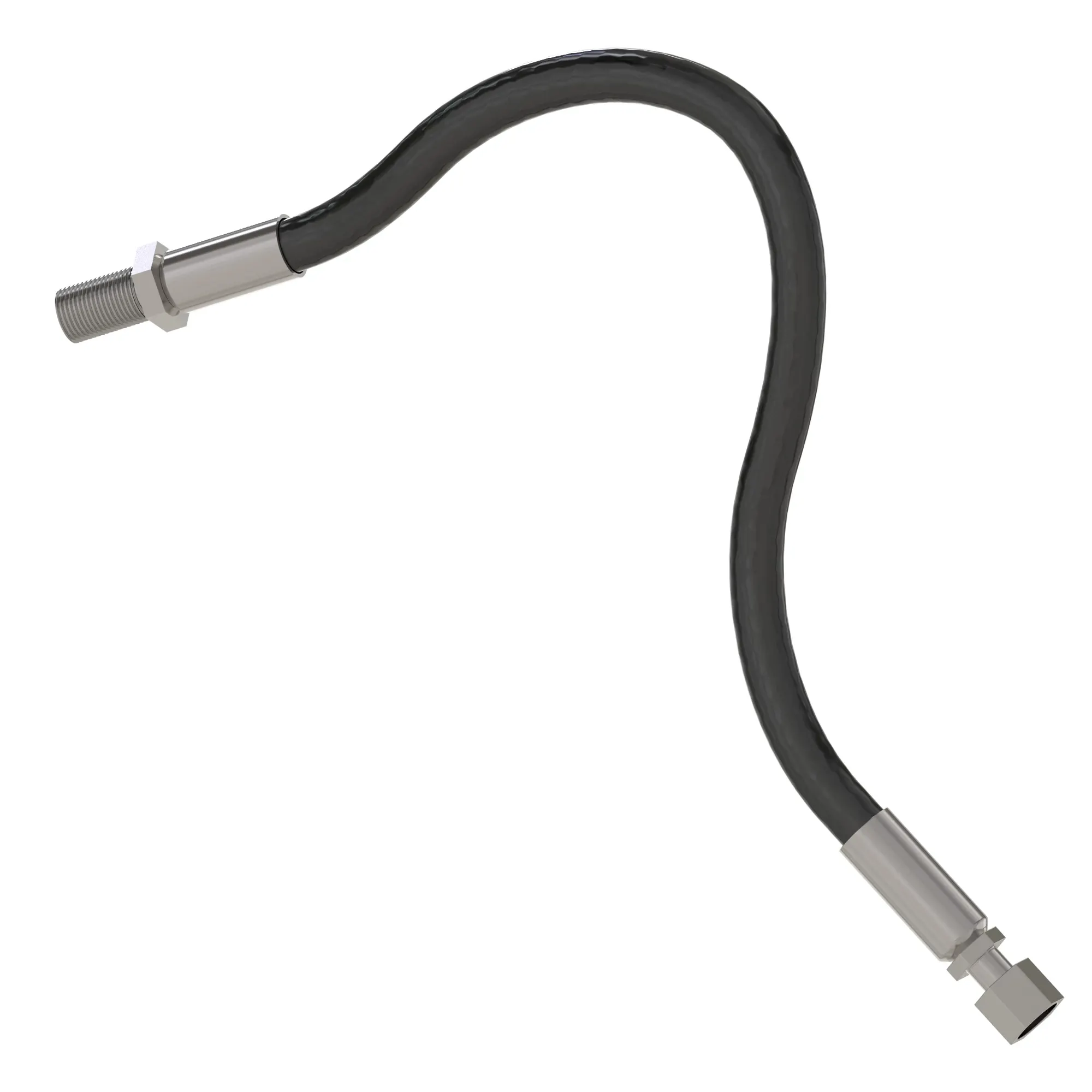 John Deere Hydraulic Hose, Length 735 mm - AT457558