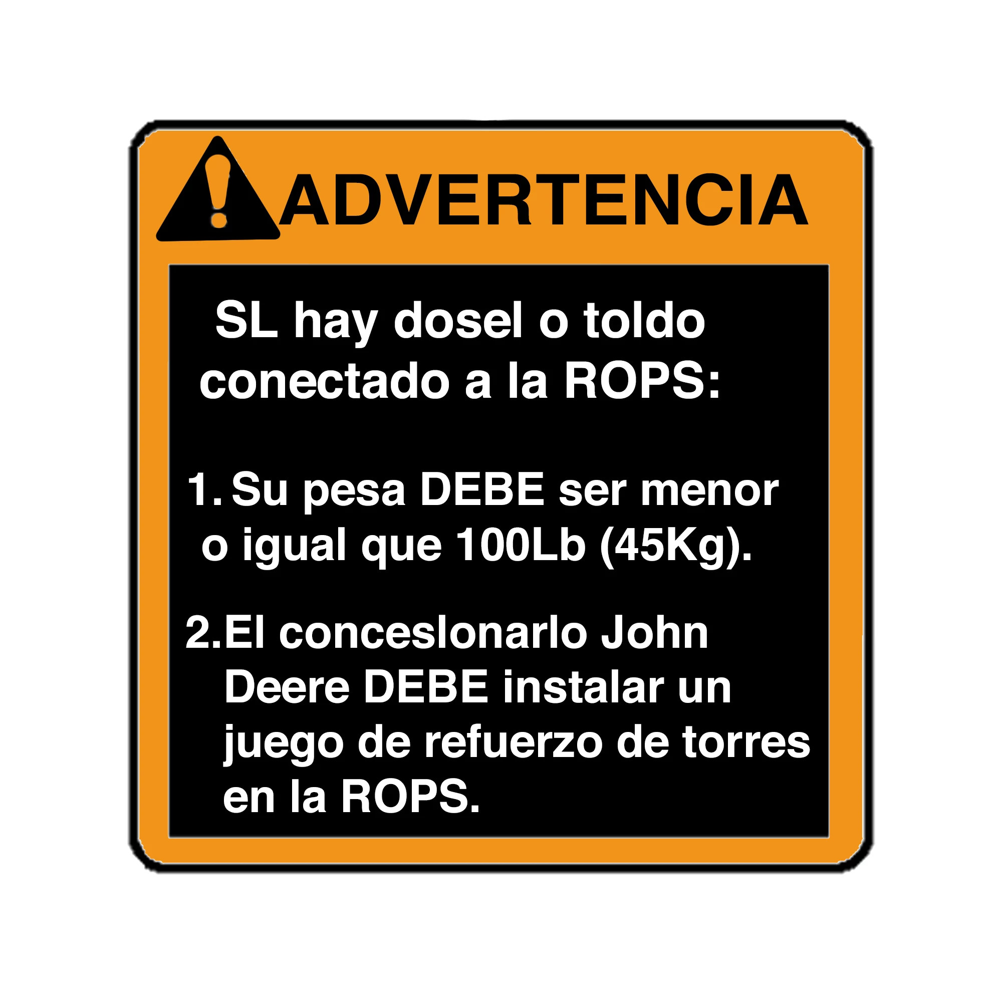 SAFETY SIGN, 598113 - WARNING  LABE