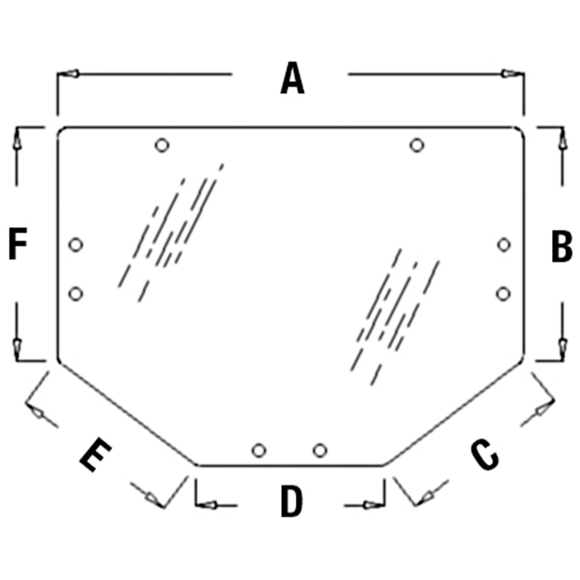 A&I Products Rear Window Glass - A-AL156653