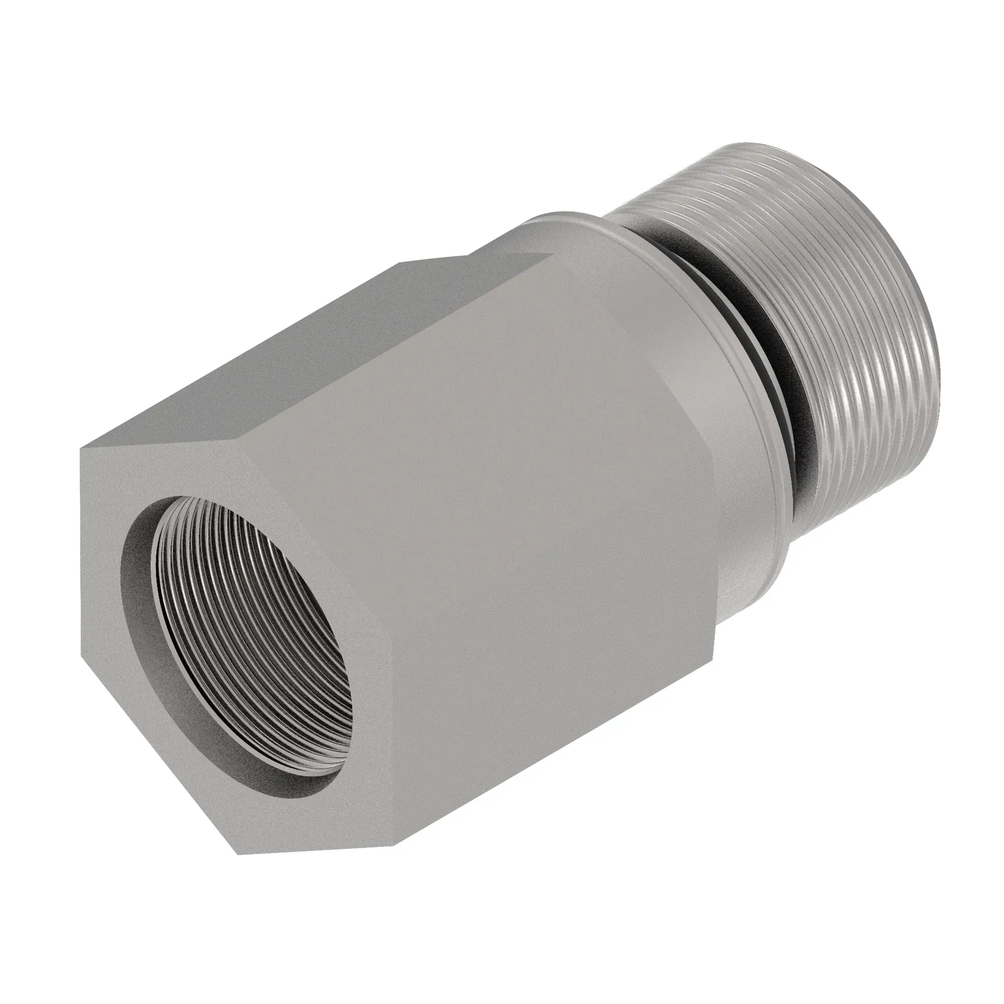 John Deere Adapter Fitting, M27-M22, Short Extension - TA32436