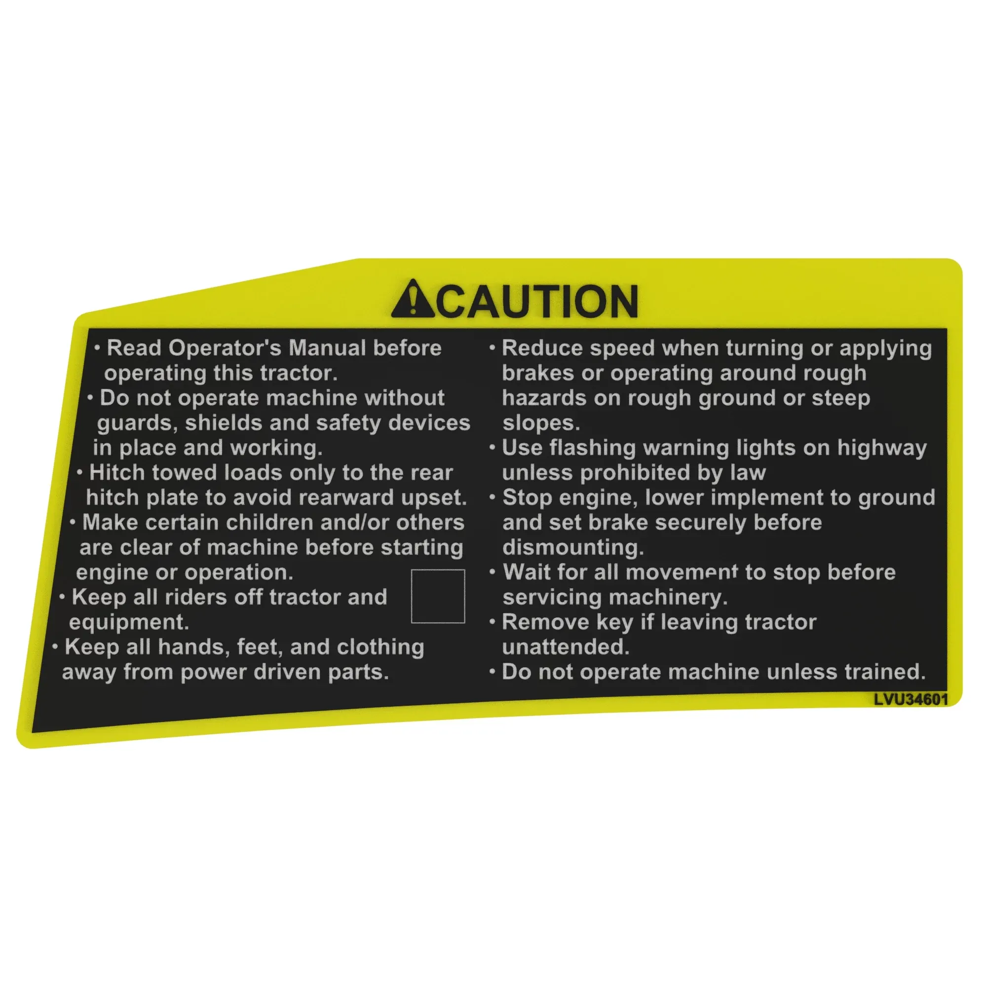 LABEL, CAUTION