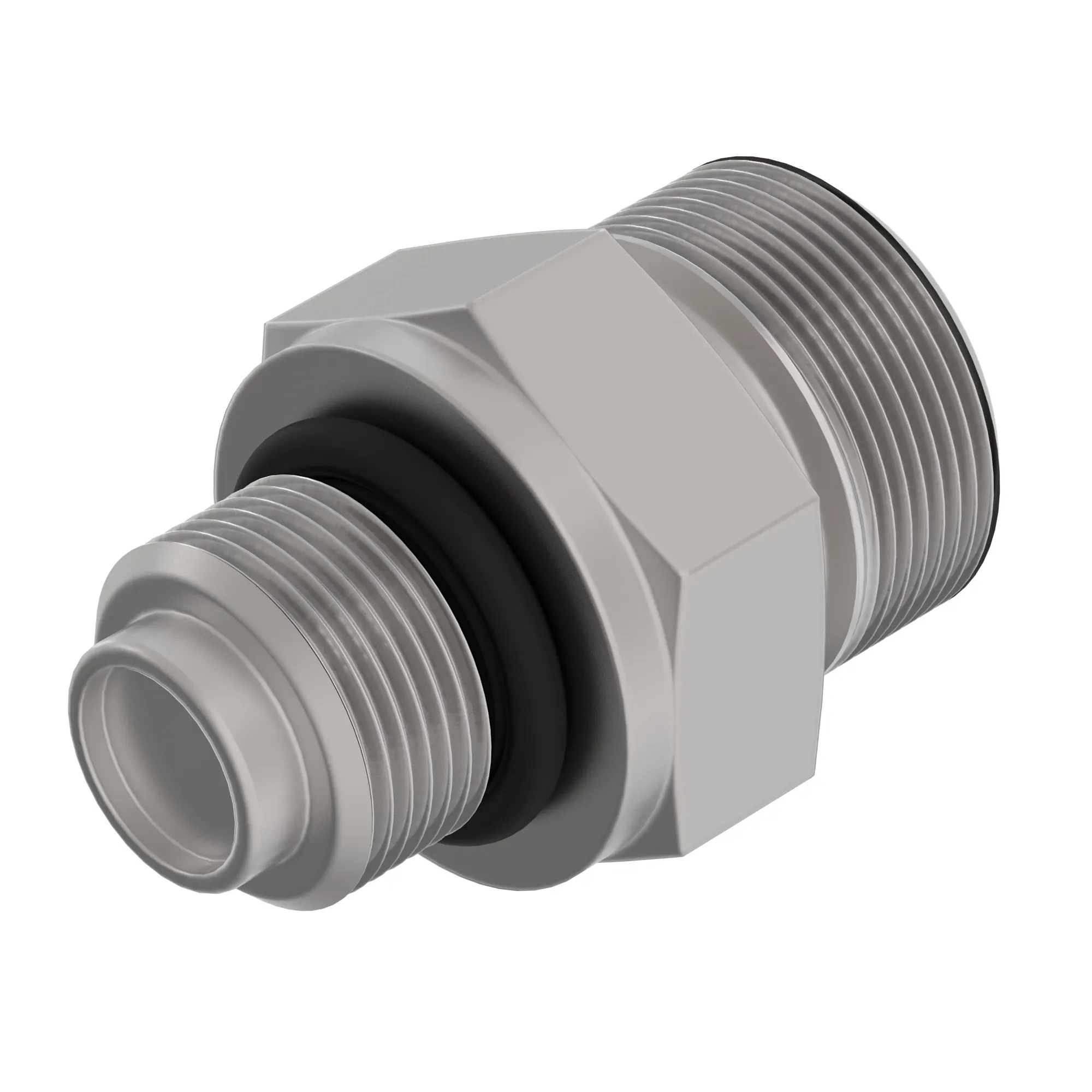 John Deere Straight Screened Connector Fitting - AT467196