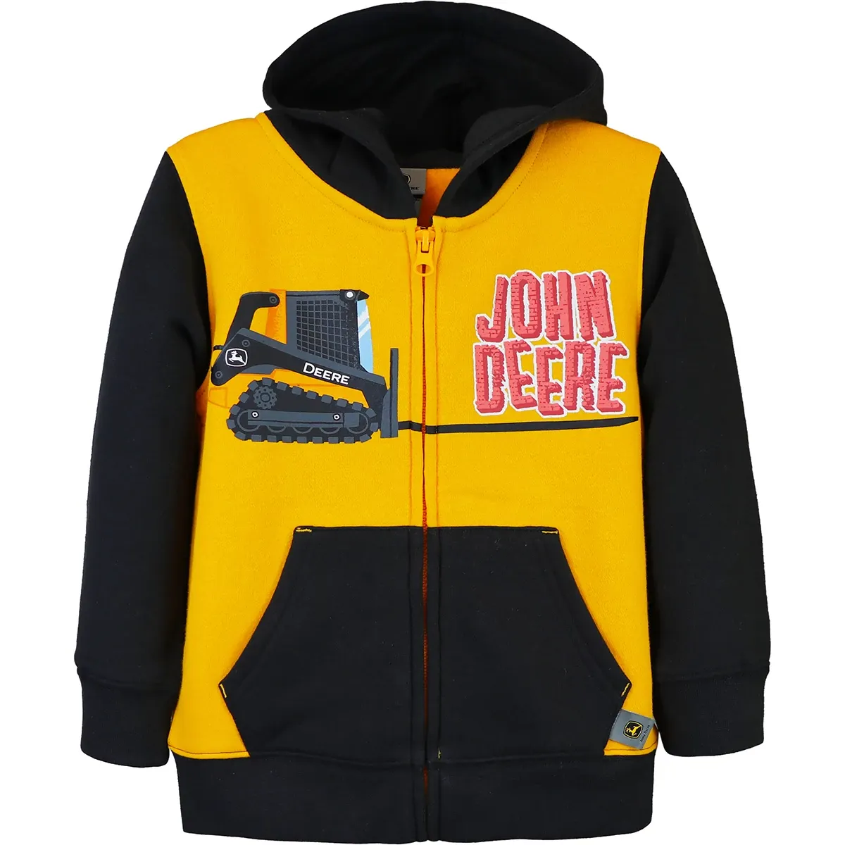 Toddler Construction Full Zip Hoodie