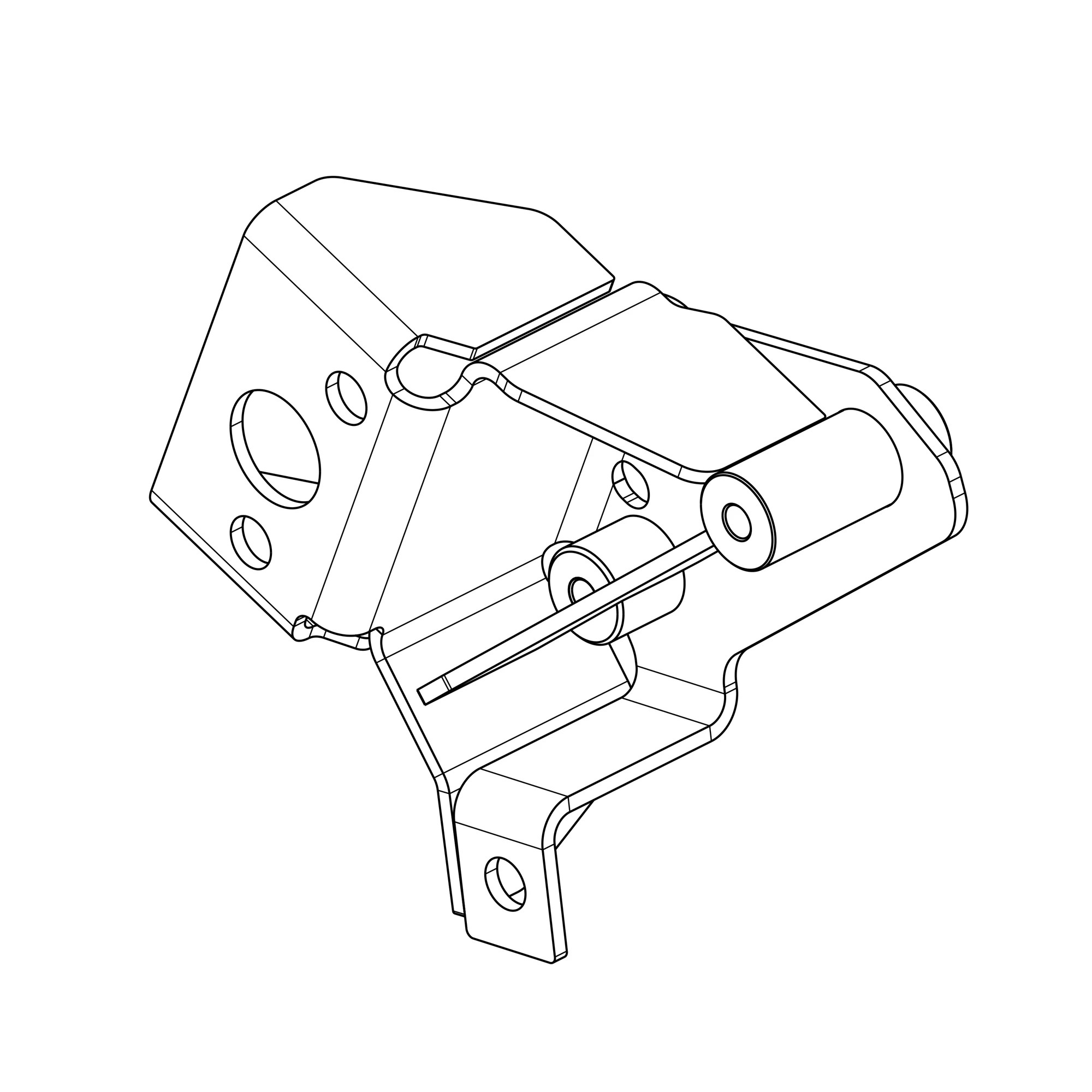 John Deere Air Compressor Holder - AXE59771