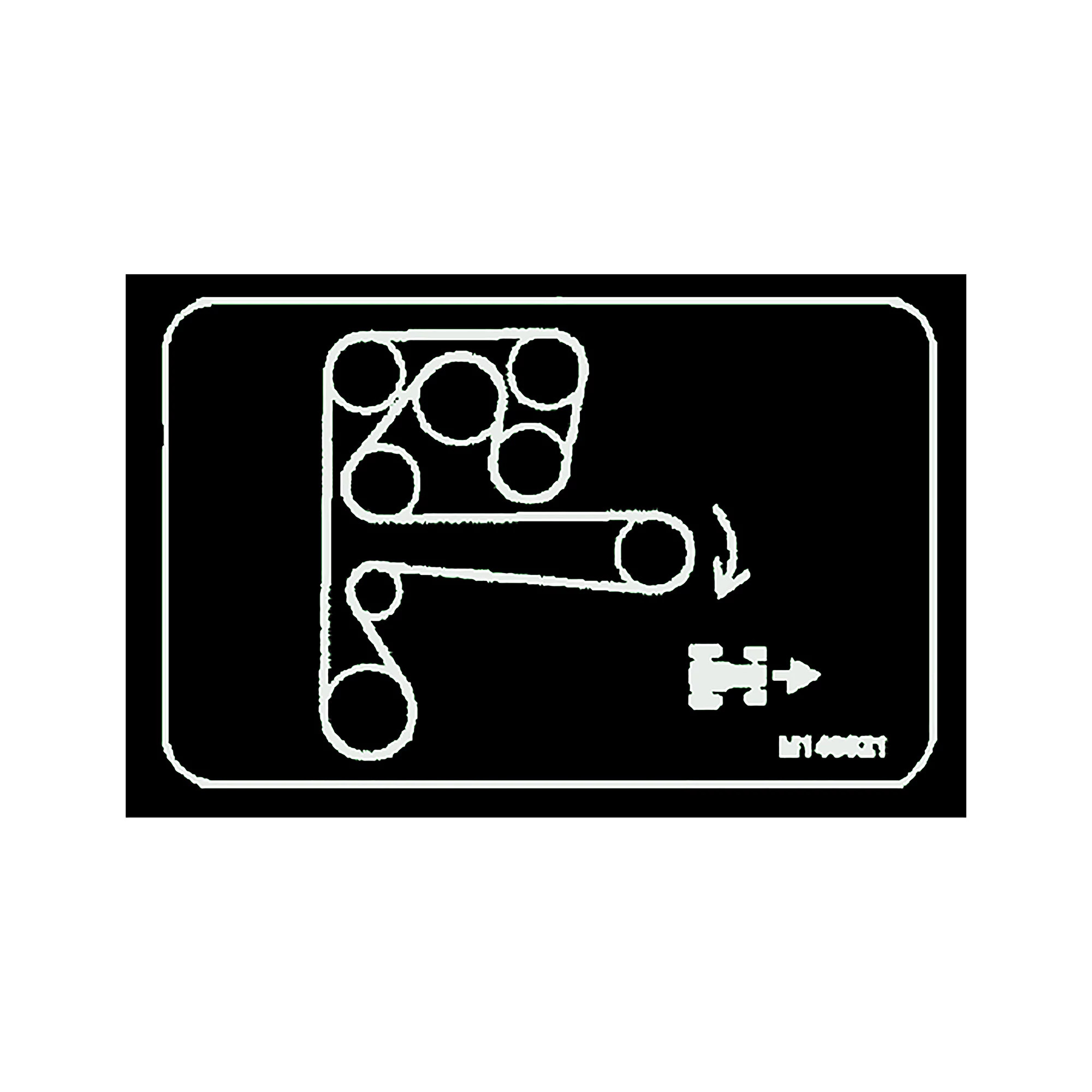 LABEL, BELT ROUTING