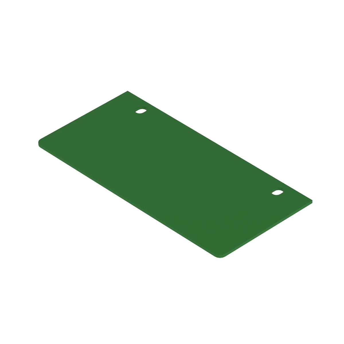 Plate, (Curtain Stop)