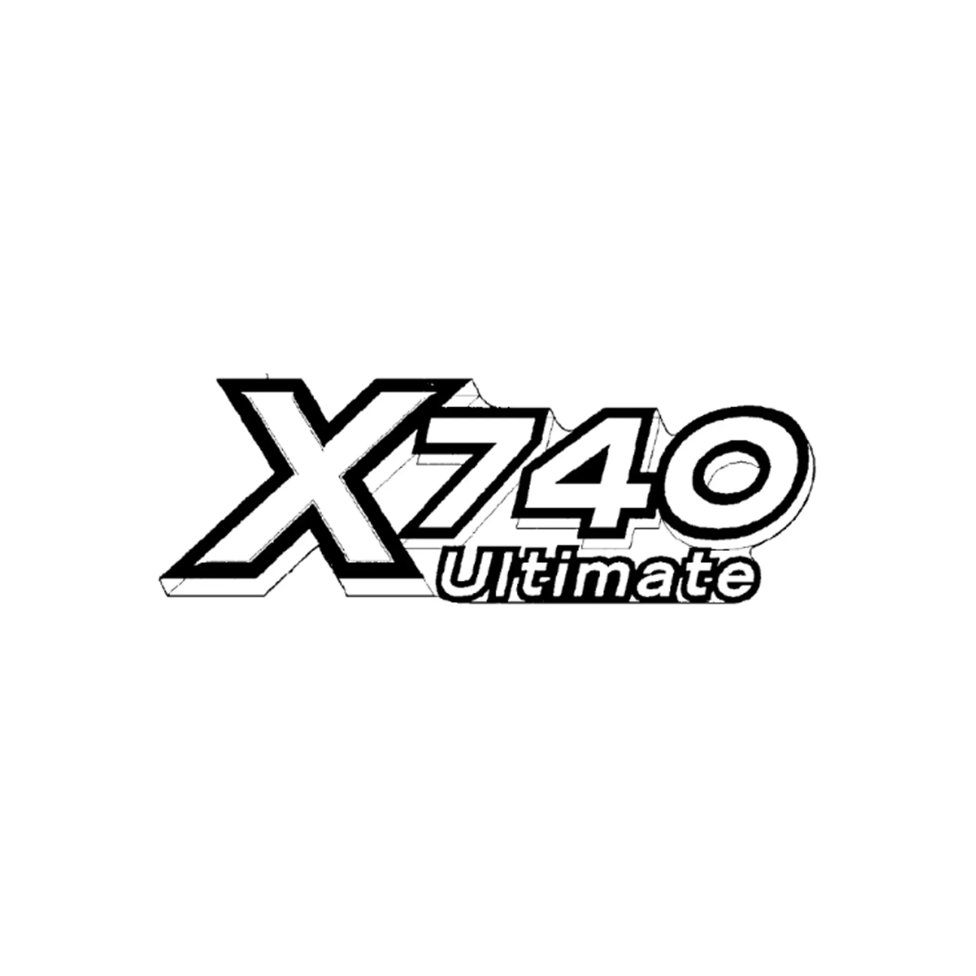 John Deere X740 Model Label - M154121