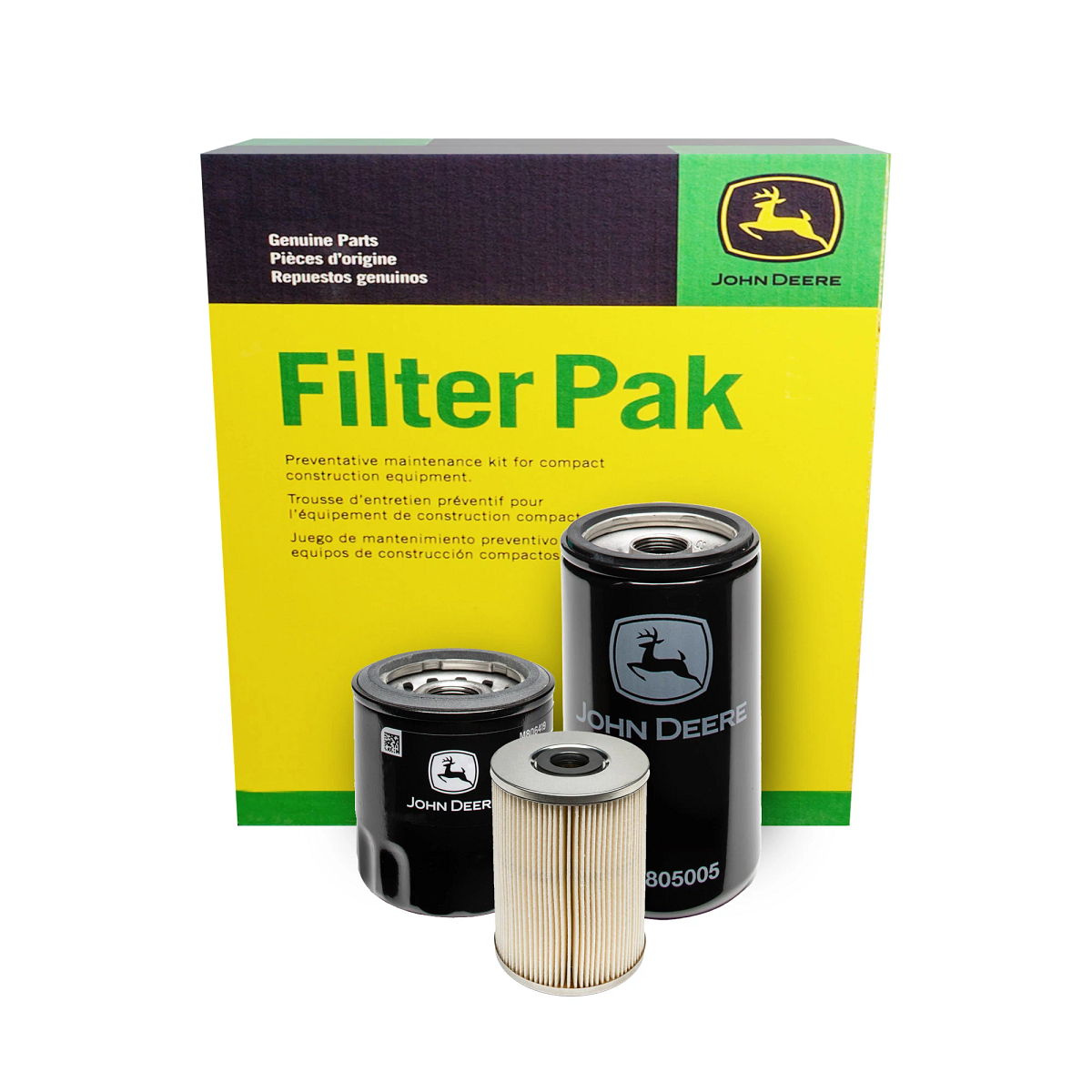 John Deere 500 Hour Filter Pak for Compact Construction - AT536104