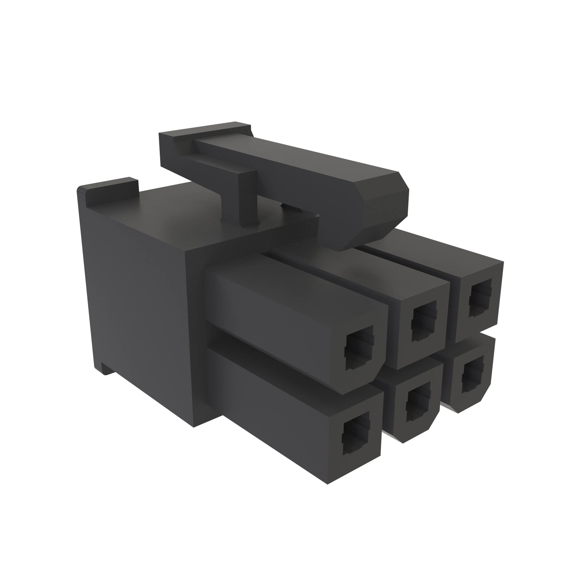 CONN MOLEX MINIFITJR 6W F NTRL NYL