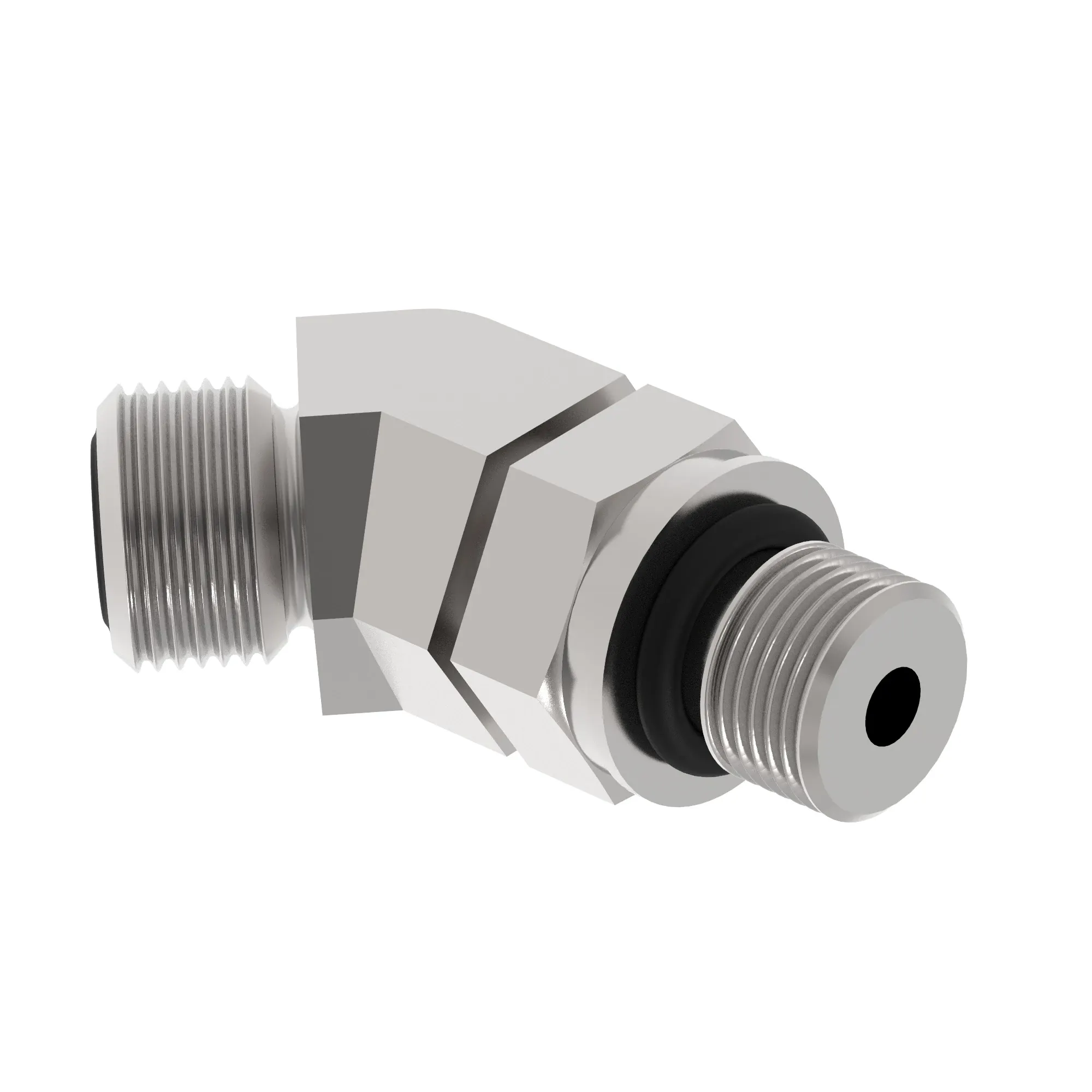 45 DEG ADJ STUD ELBOW(SDE45),S-RING