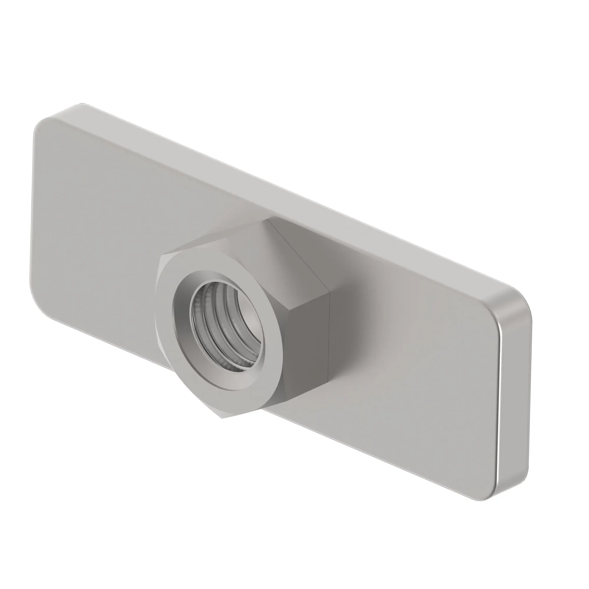 BRACKET, WASHER, RECTANGULAR W/NUT