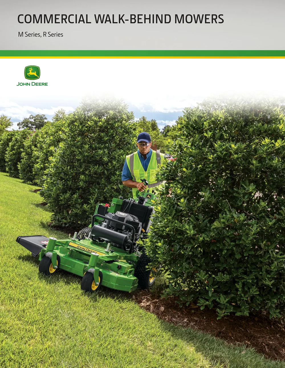 Commercial Walk-Behind Mowers Brochure cover