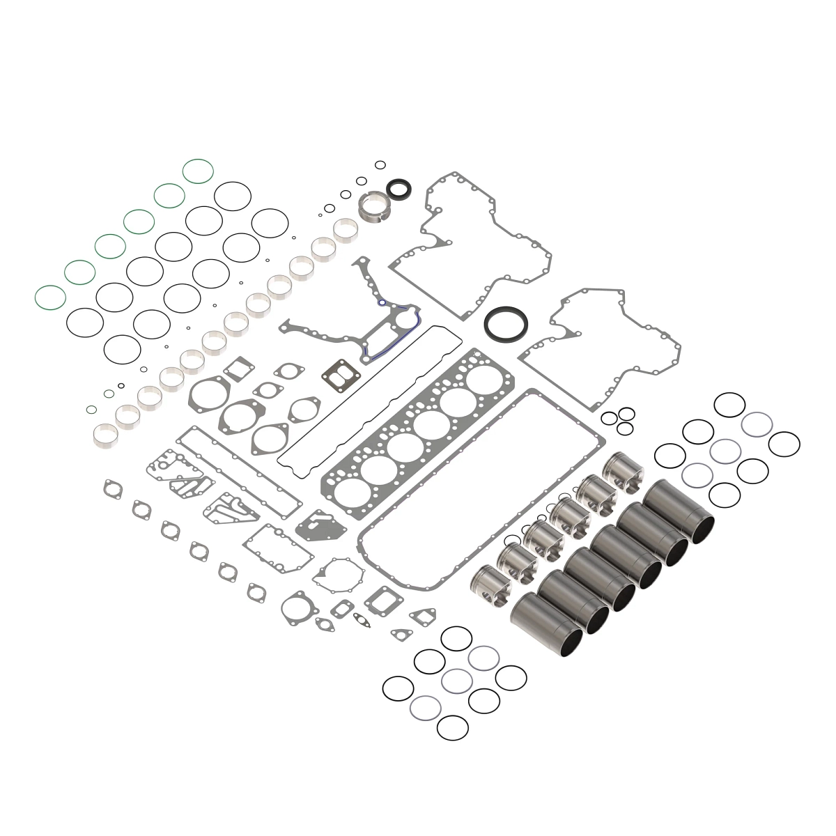 Engine Overhaul Kit, Overhaul 6 Cyl