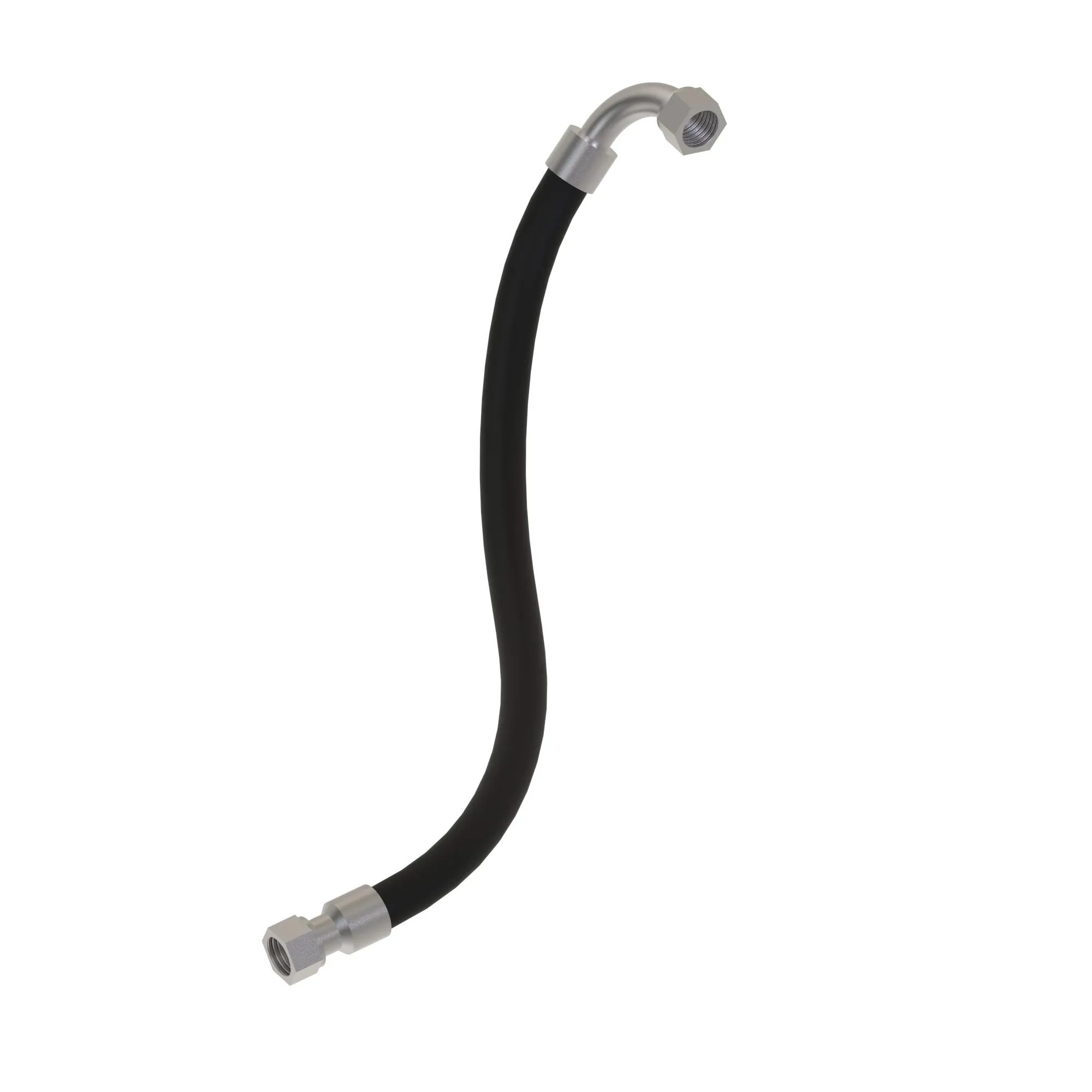 John Deere Driving Pump T2 to CPV Valve Port 2 Hydraulic Hose - F024335