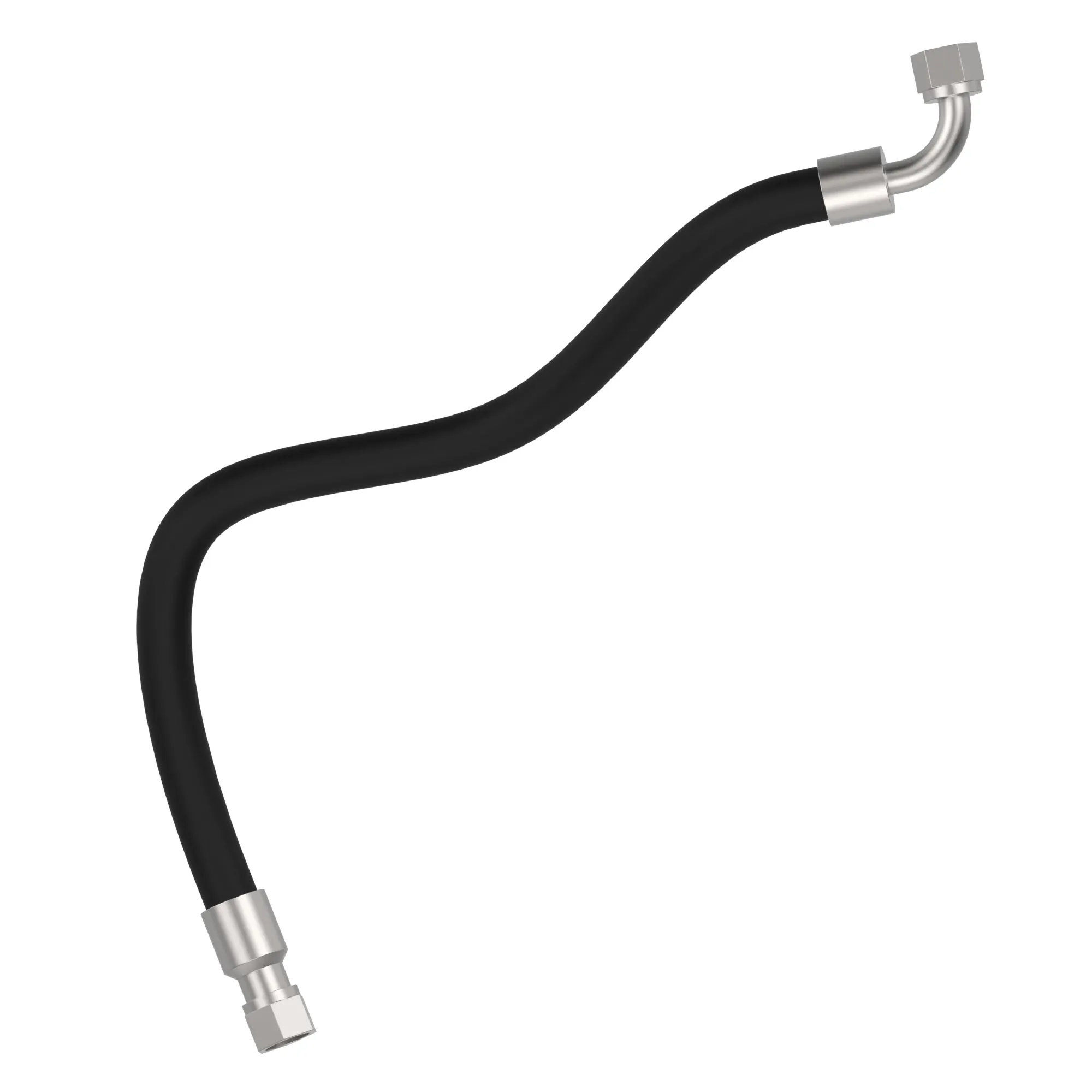 John Deere Main Pressure Block DR2 to Brake Valve T Hose - F072553