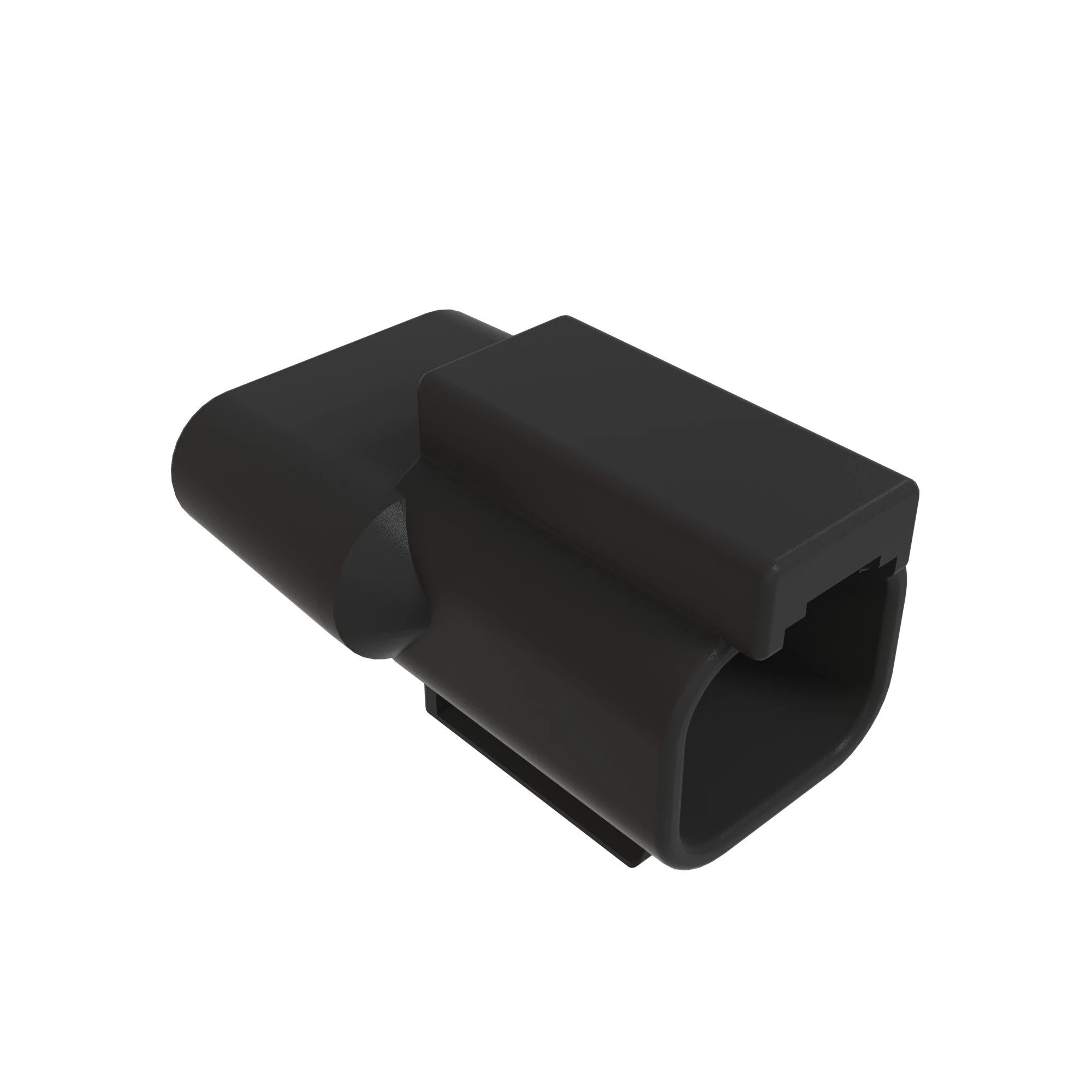 CONN DEUTSCH DT 2W MS BLK PLSTC