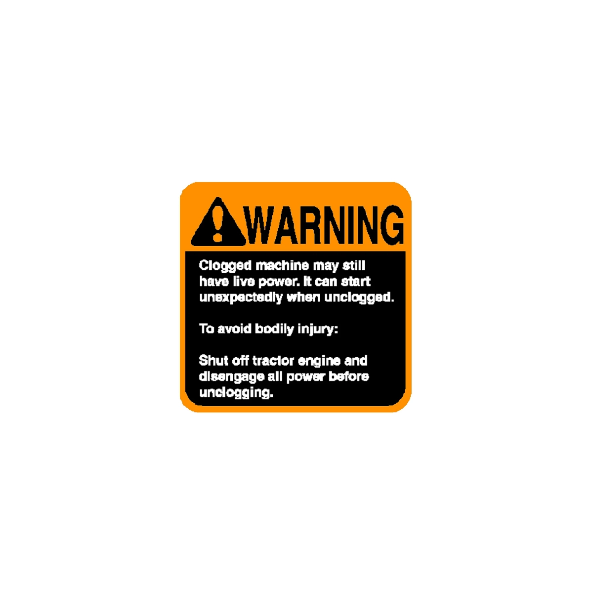 Label (Safety Warning)