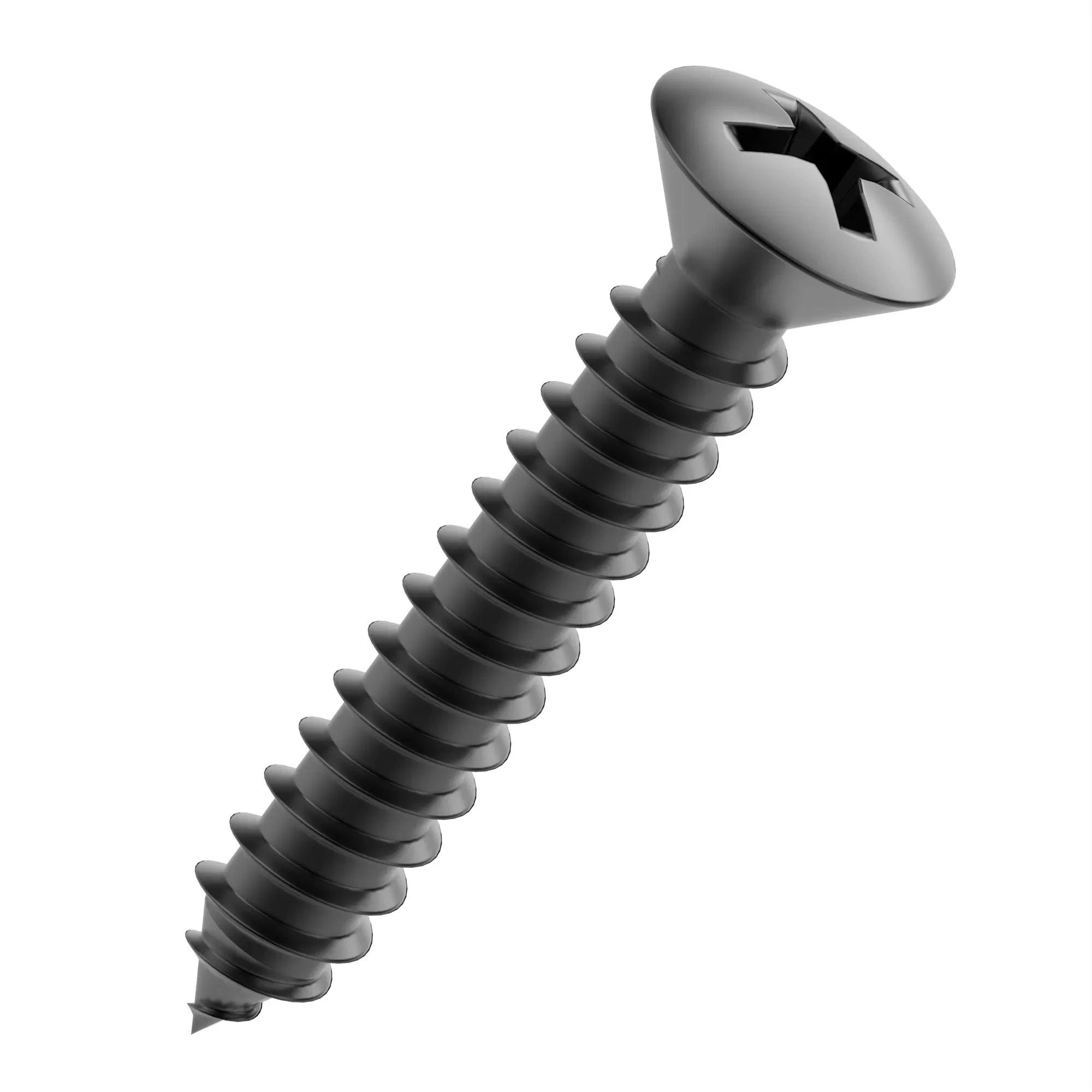John Deere Countersunk Head Self-Tapping Screw, 0.165" X 0.984" - H165689
