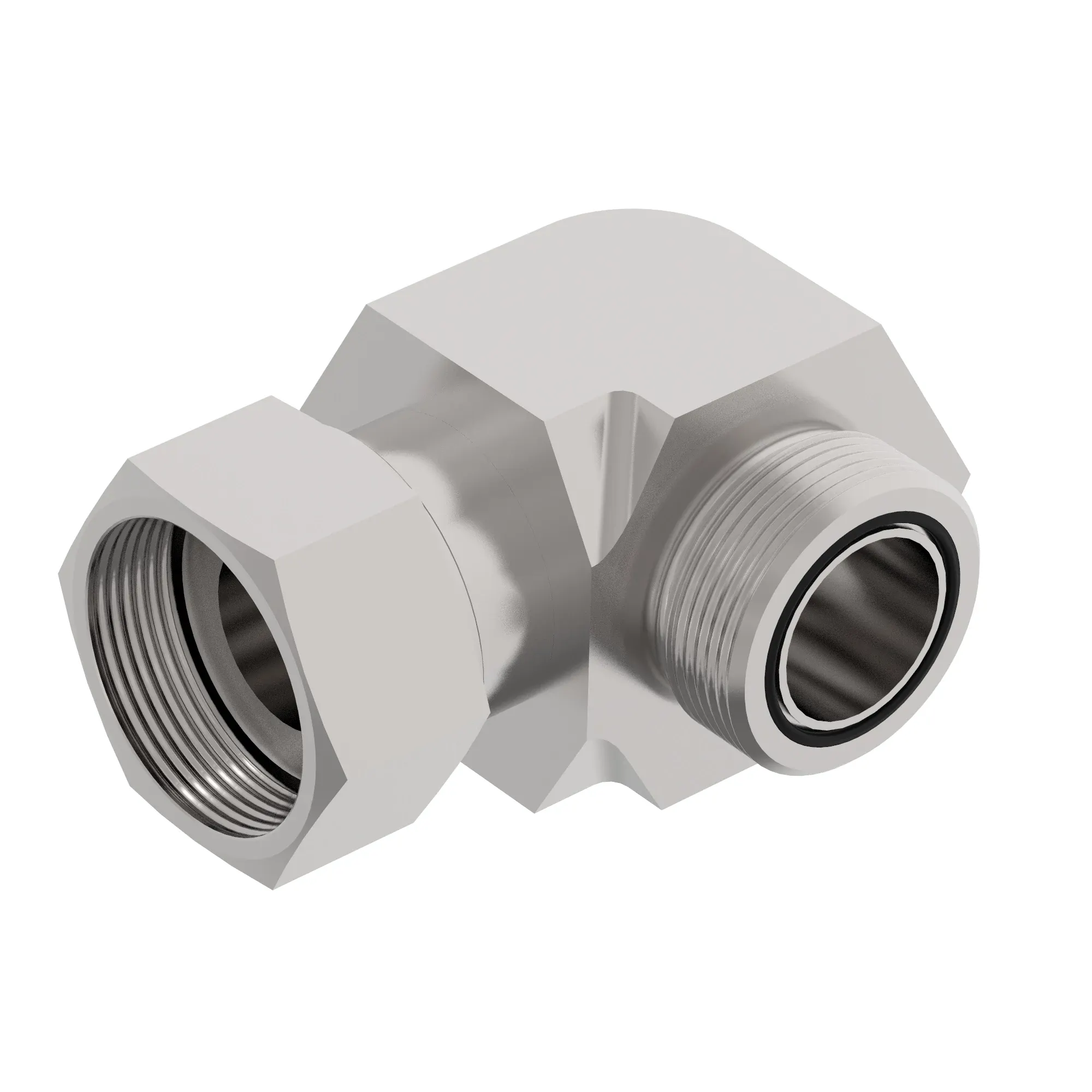 John Deere 90 Degree Swivel Elbow Adapter Fitting - 61M7534