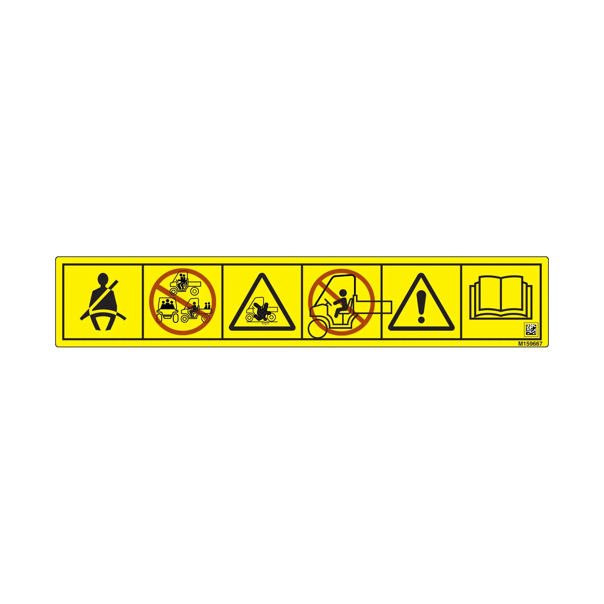 John Deere Warning Caution Label - M159667