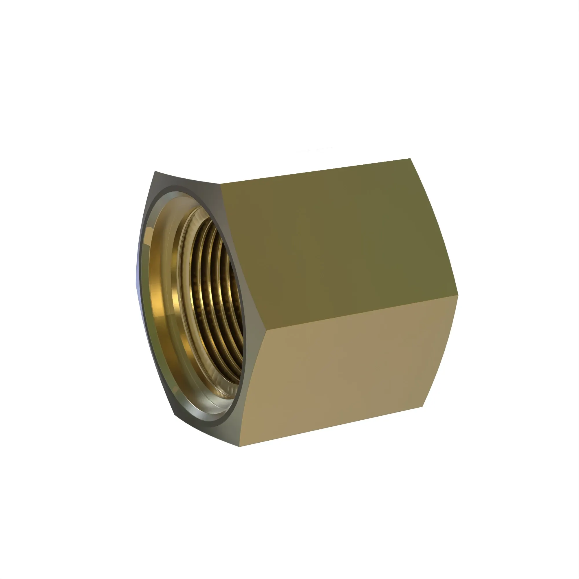 John Deere Tube Nut, 9/16" - 38H5041